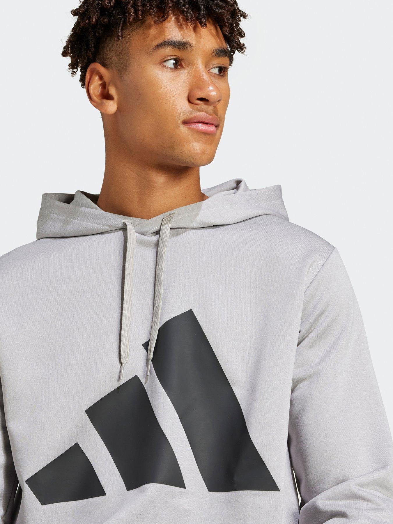  image of adidas-sportswear-mens-sportswear-french-terry-hooded-tracksuit-grey
