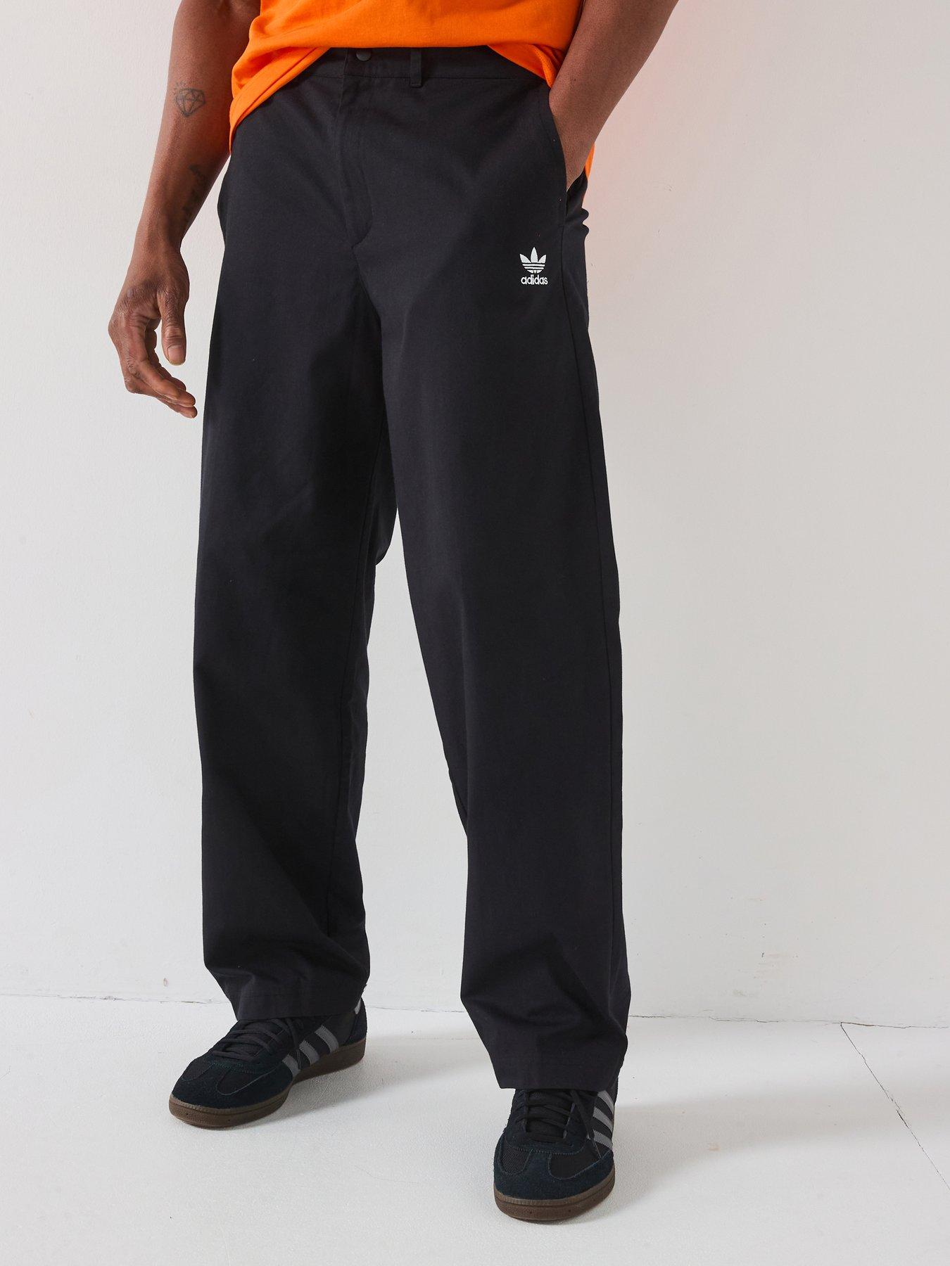 adidas Originals Men's Trefoil Essentials Chinos - Black