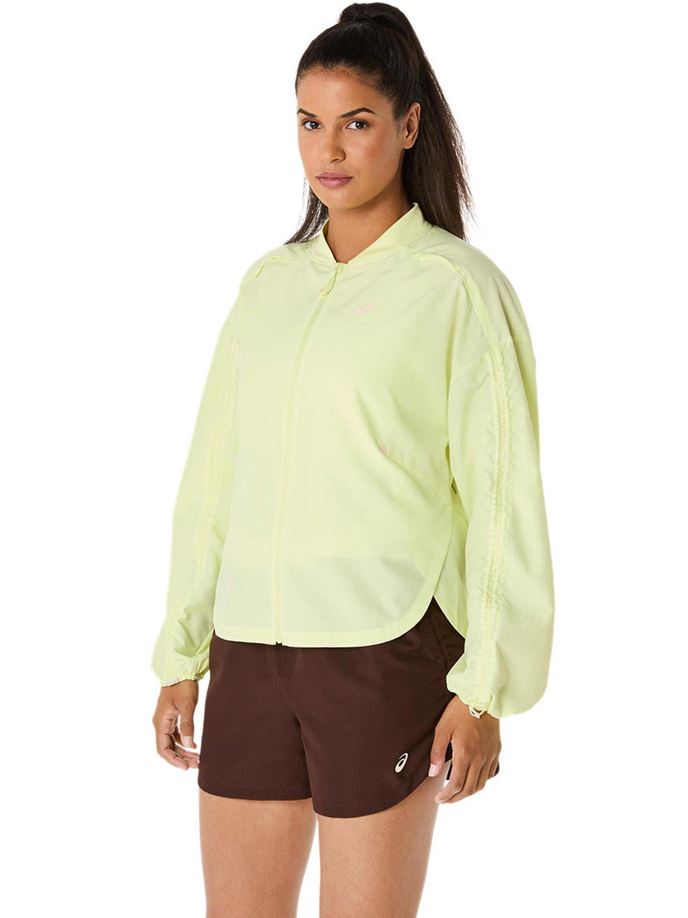 Image 3 of 6 of Asics Run Adjustable Jacket - Yellow