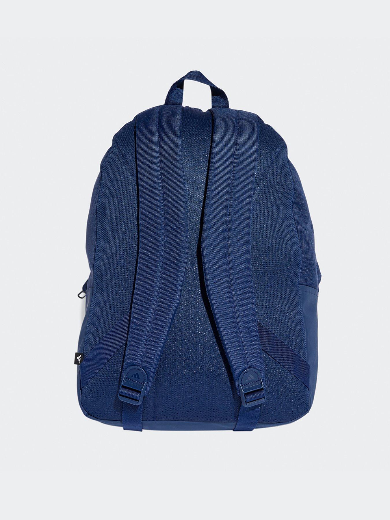adidas Sportswear Unisex Classic Back-to-school 3-stripe Backpack - Blue |  Littlewoods