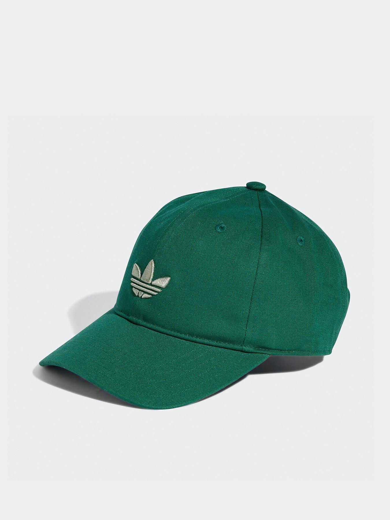  image of adidas-originals-mens-classic-trefoil-baseball-cap----collegiate-green
