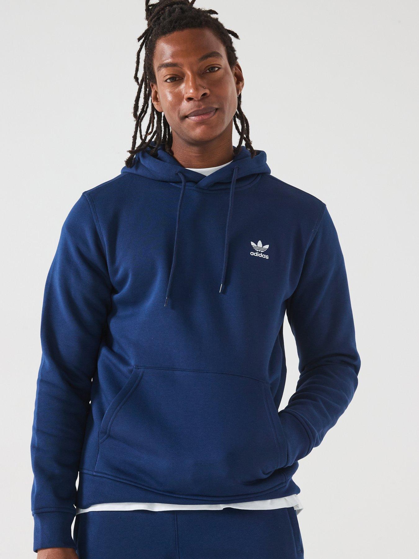 adidas-originals-mens-trefoil-essentials-overhead-hoodie-navy-blue
