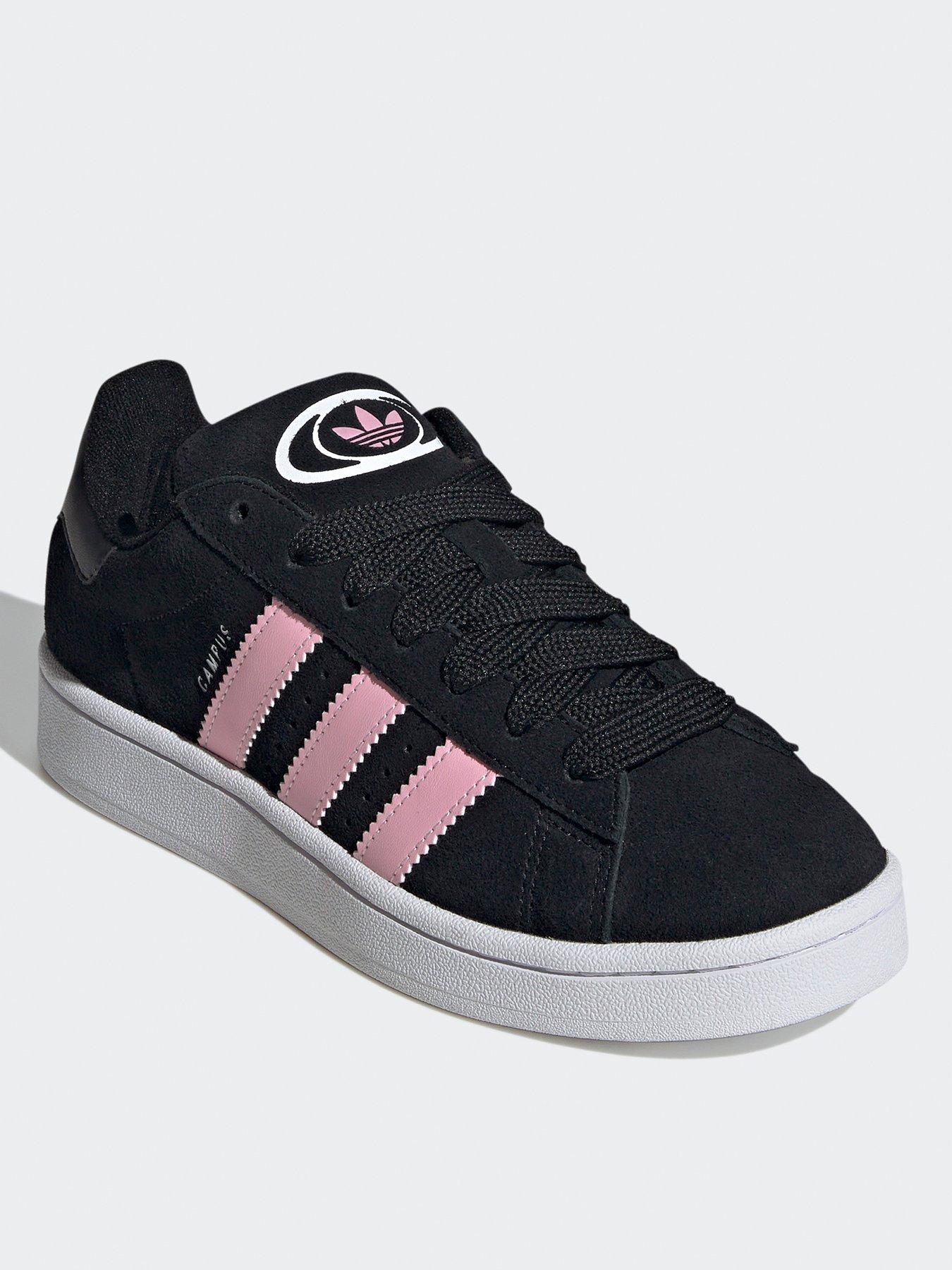  image of adidas-originals-womens-campus-00s-trainers-black