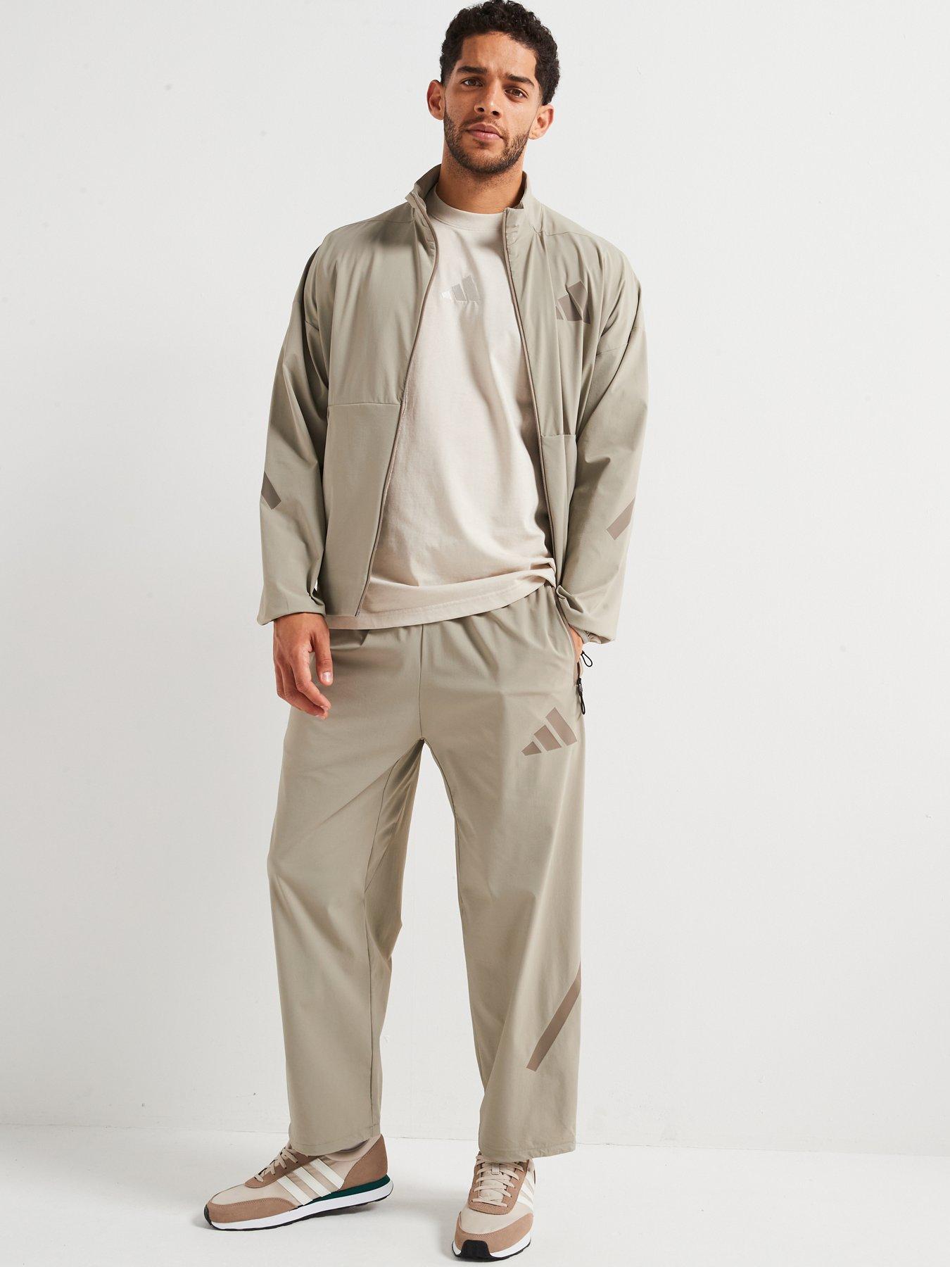 Image 6 of 6 of adidas Sportswear Men's ZNE Woven Track Top - Putty Beige