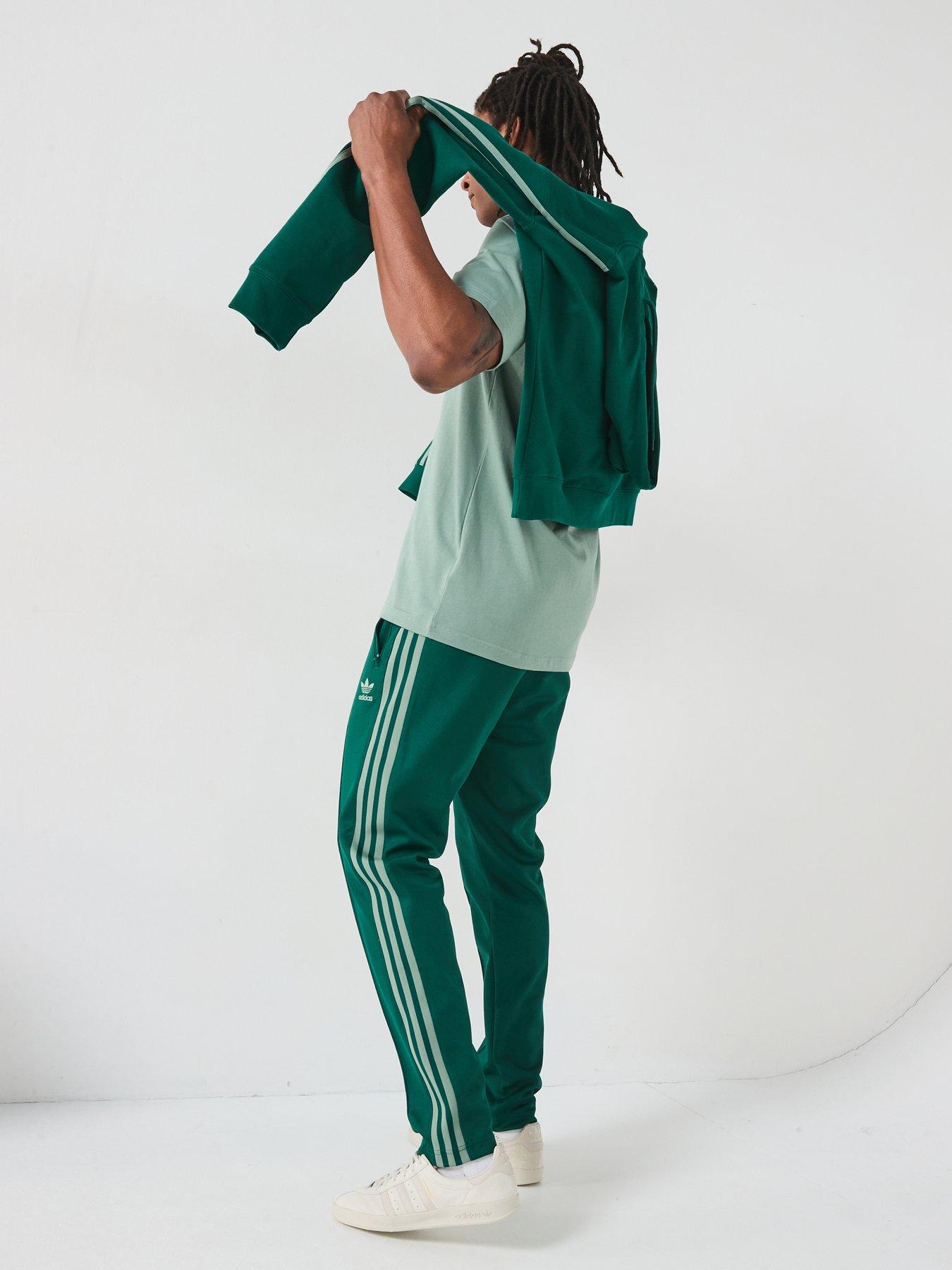  image of adidas-originals-mens-classic-track-pant-green