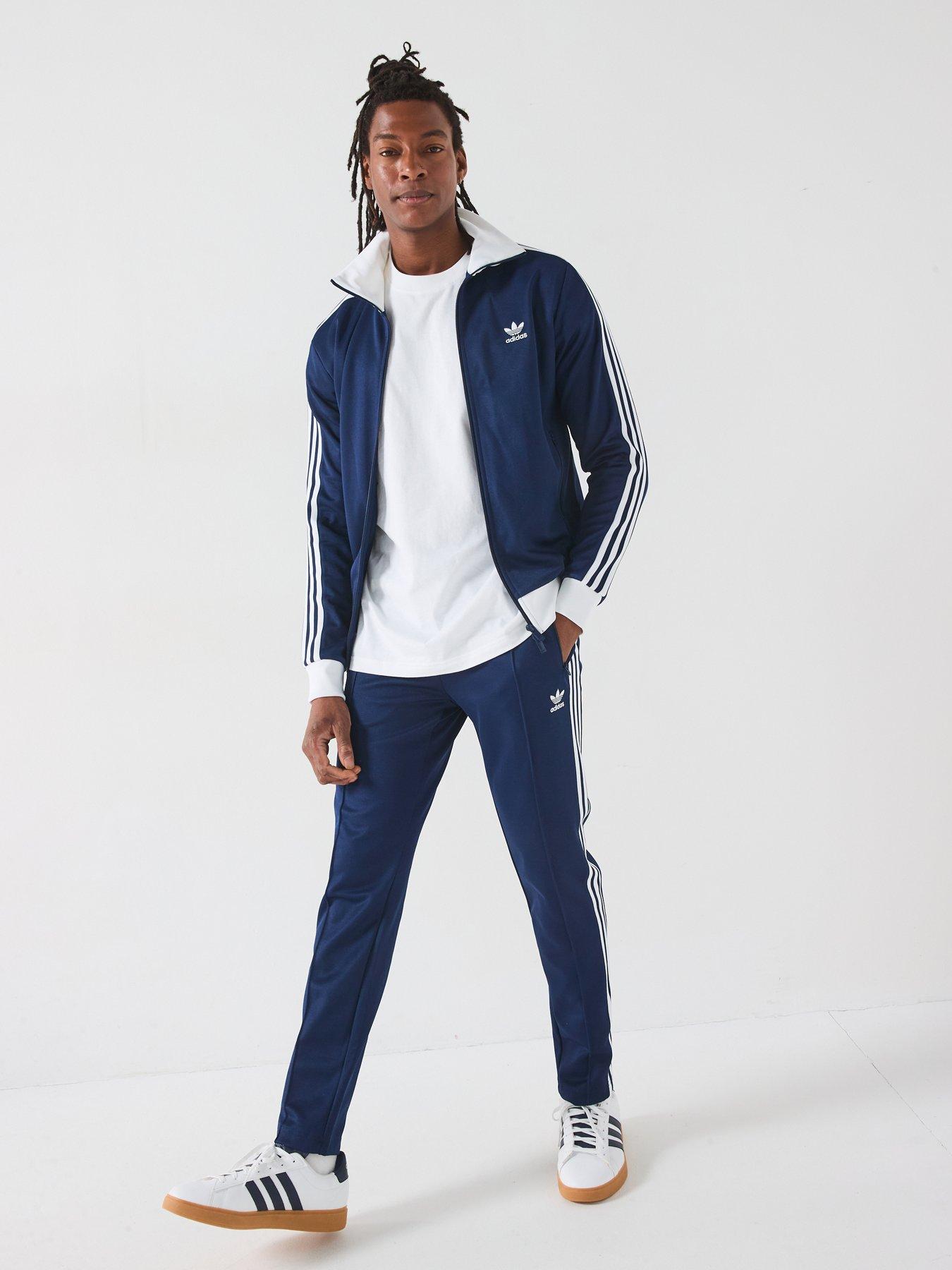 Image 3 of 6 of adidas Originals Mens Classic Track Top - Navy