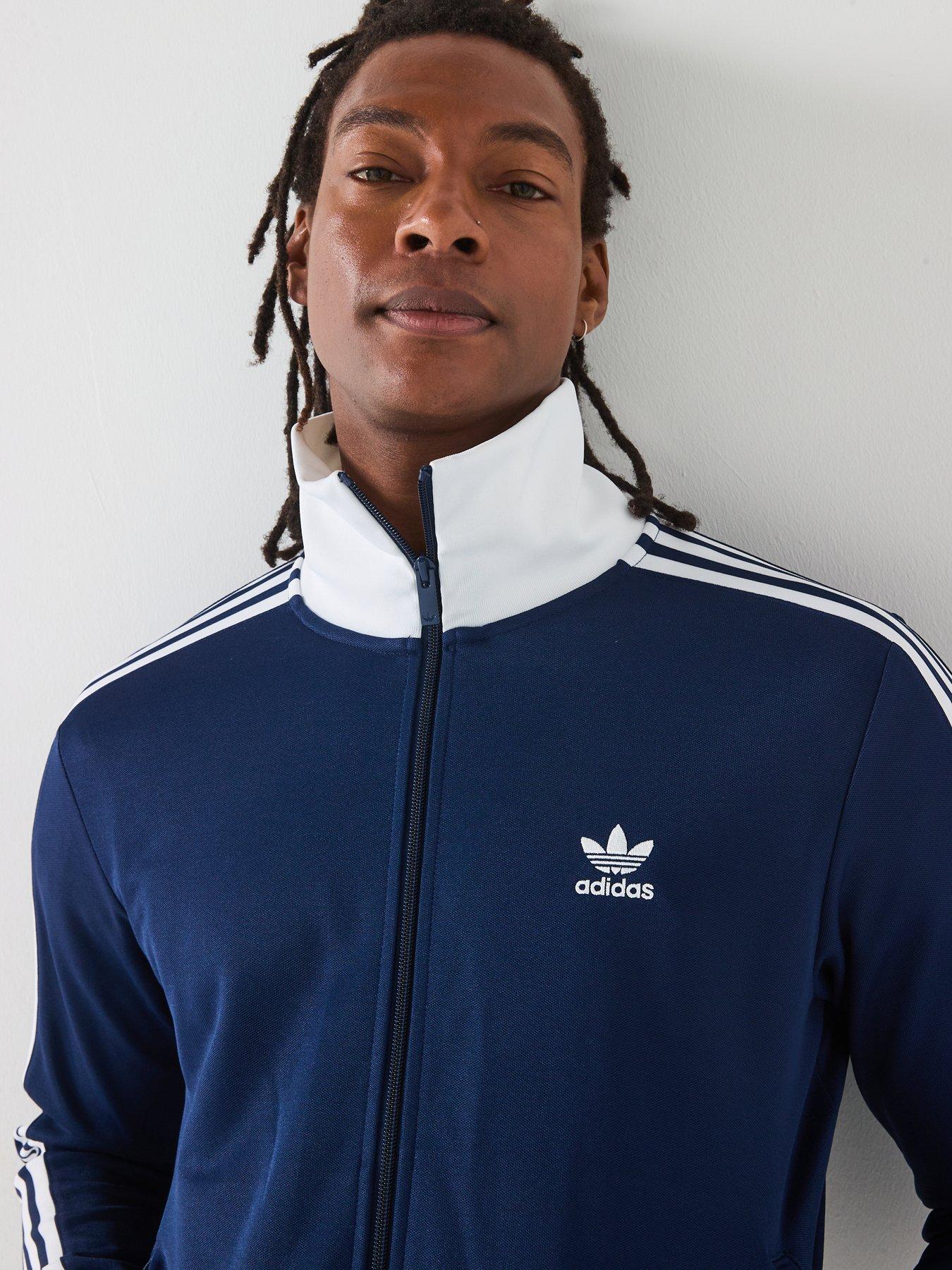 Image 4 of 6 of adidas Originals Mens Classic Track Top - Navy