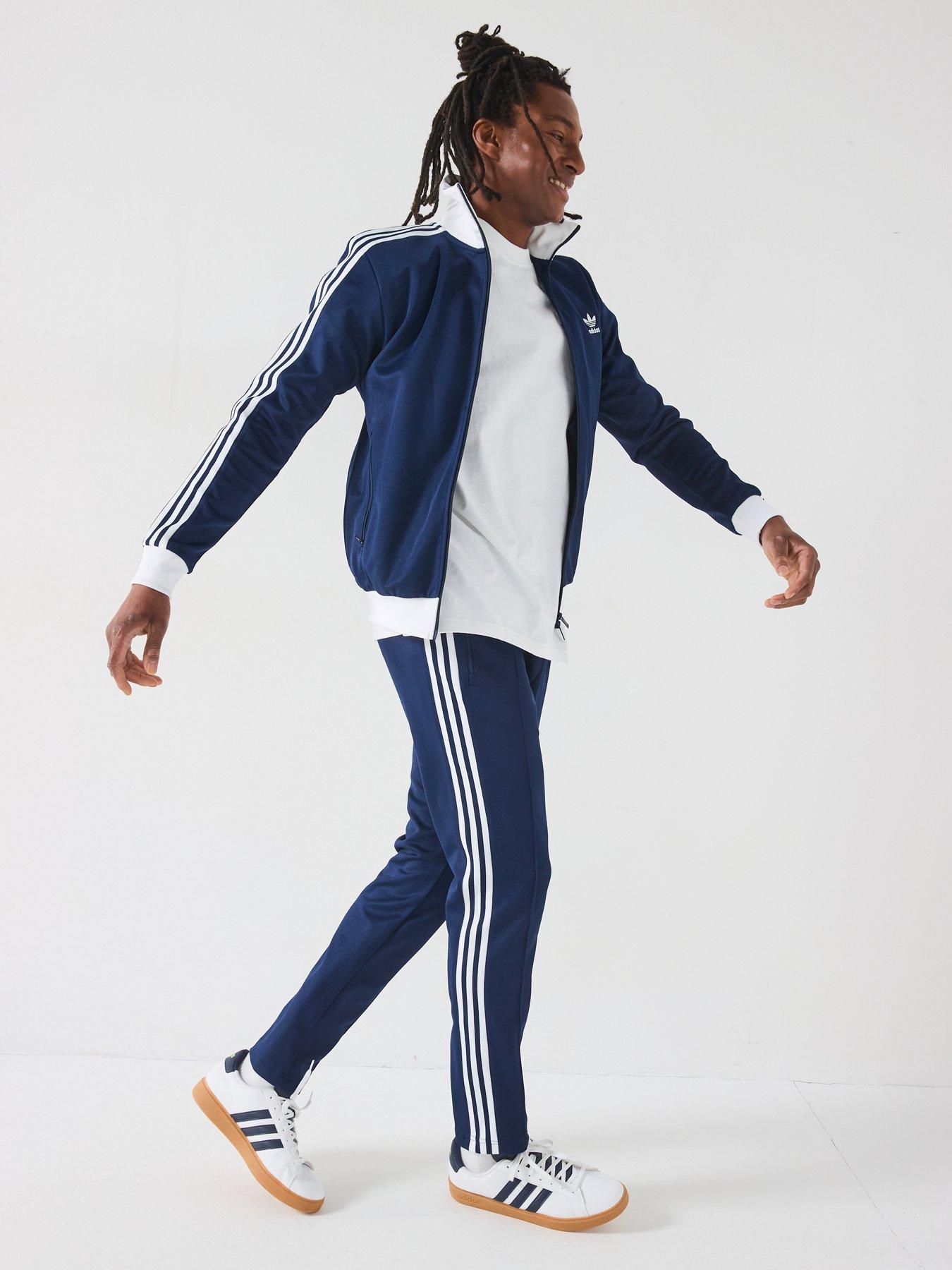 Image 6 of 6 of adidas Originals Mens Classic Track Top - Navy