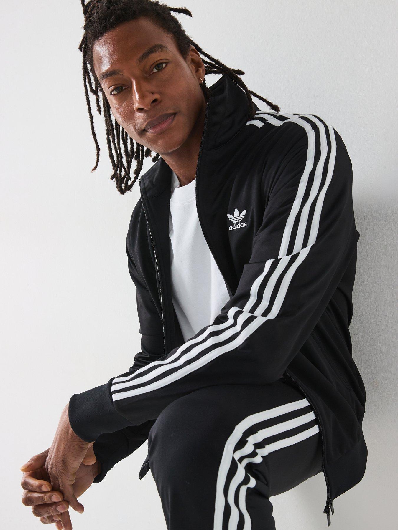  image of adidas-originals-mens-firebird-track-top-black-blackwhite