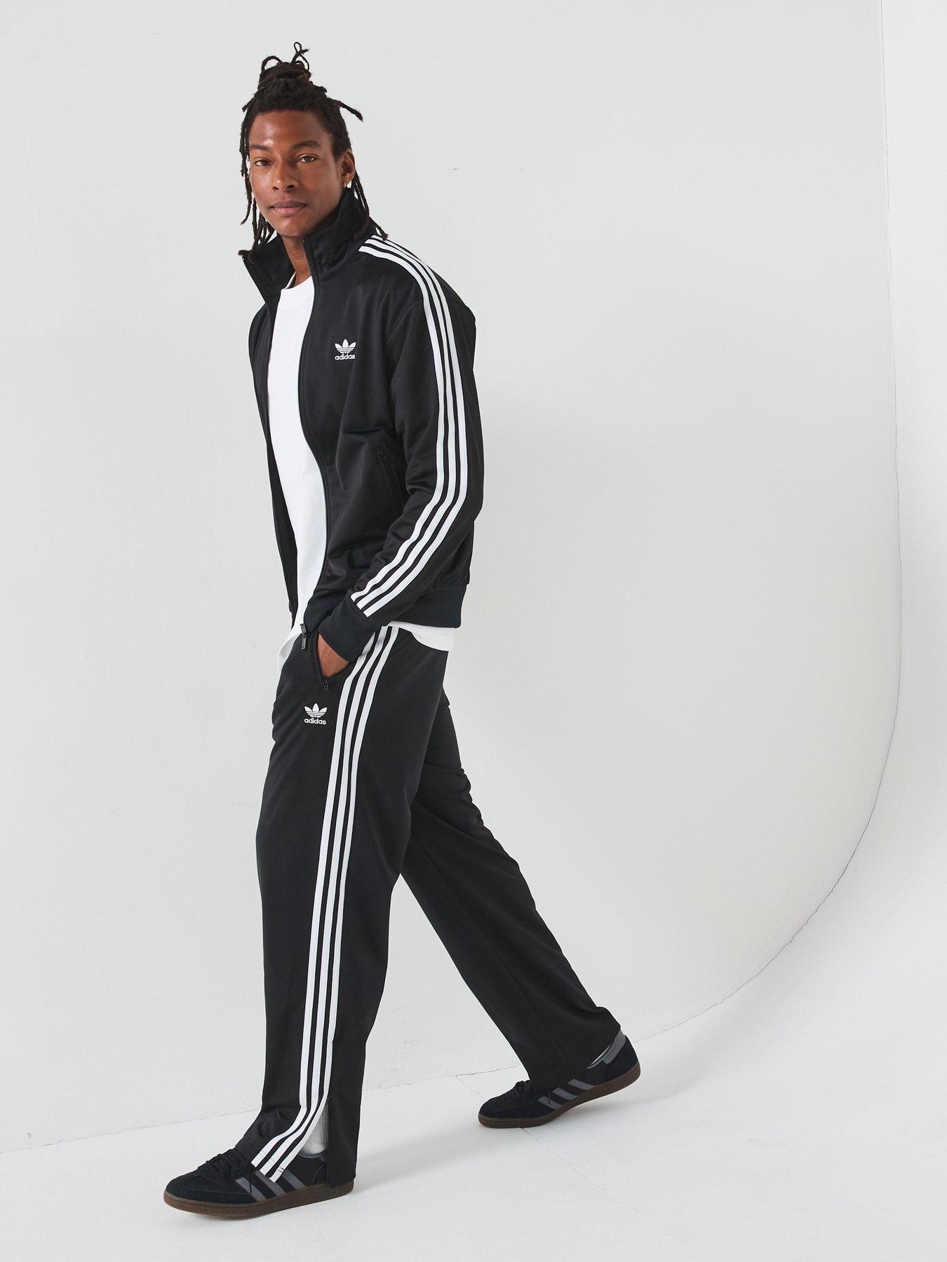 Image 6 of 6 of adidas Originals Mens Firebird Tracksuit&nbsp;Top - Black - Black/White