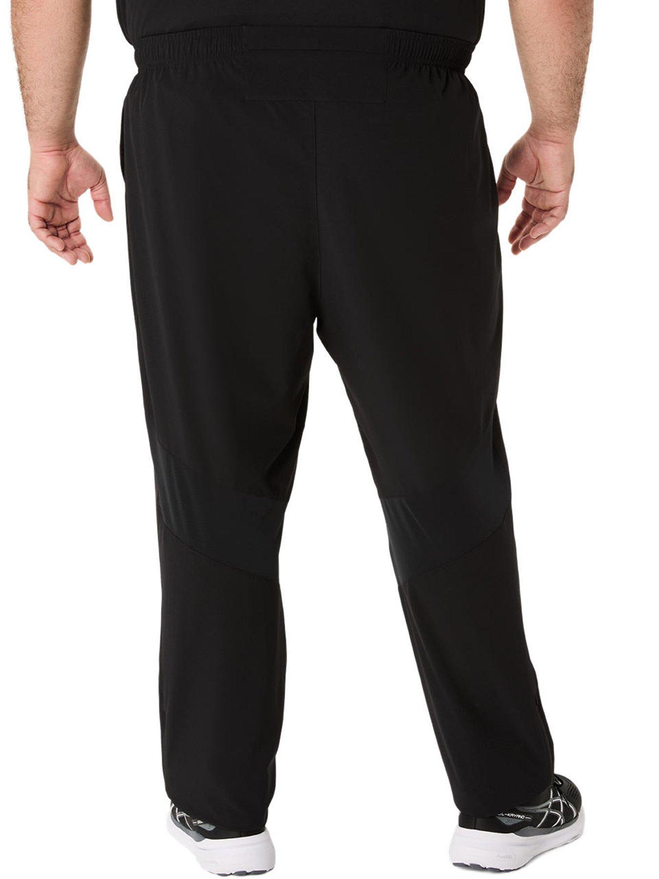  image of asics-mens-running-core-woven-pants-black