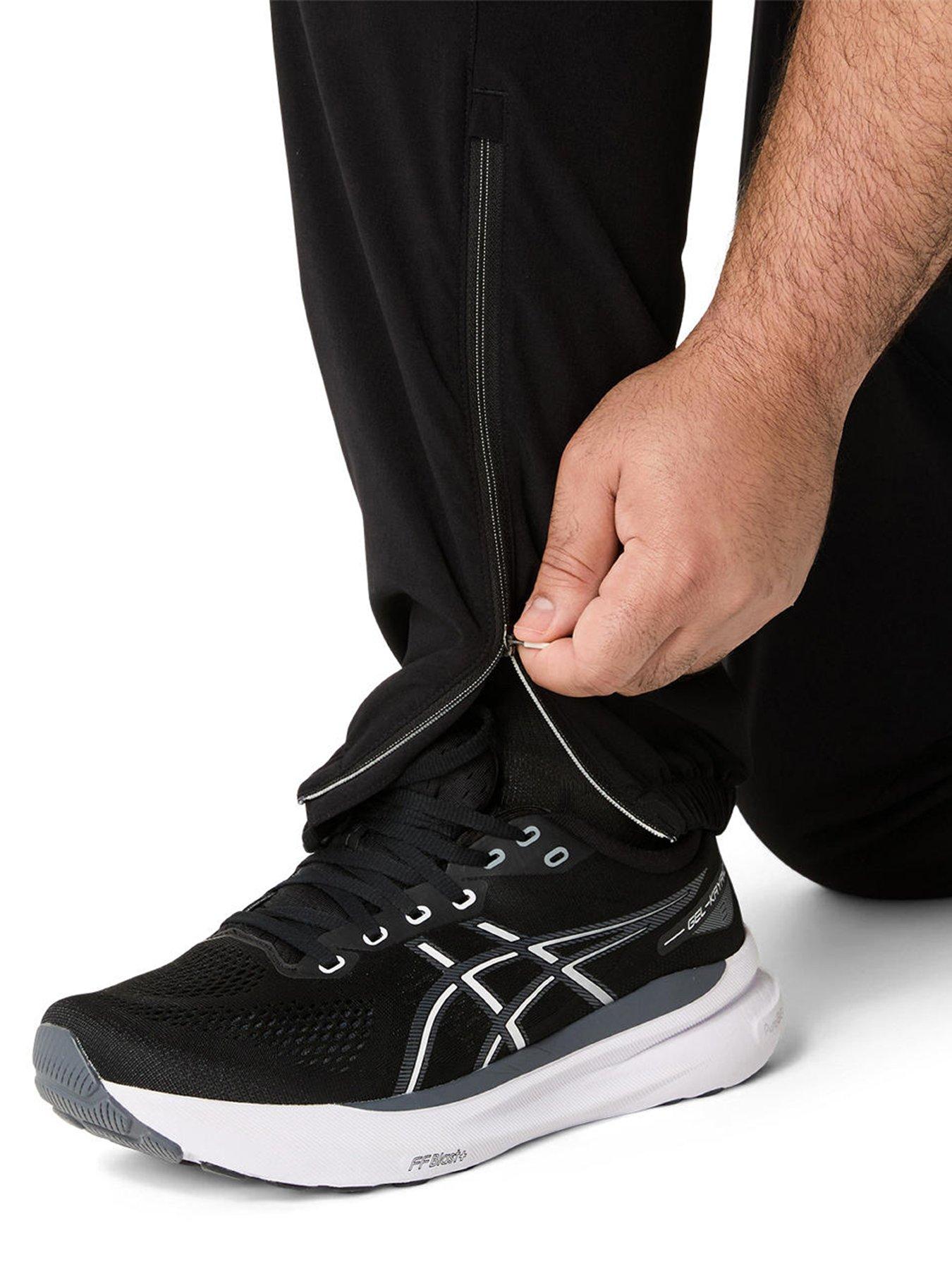  image of asics-mens-running-core-woven-pants-black