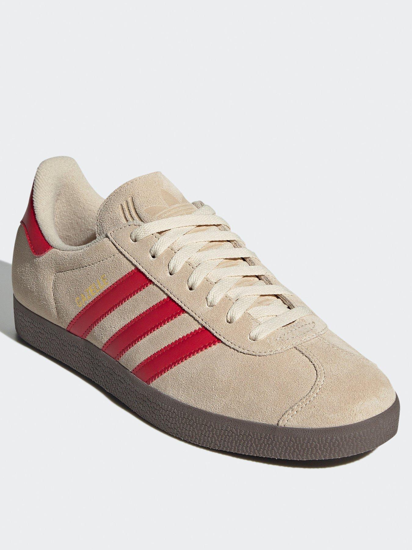 adidas Originals Mens Gazelle Trainers - Beige | Littlewoods