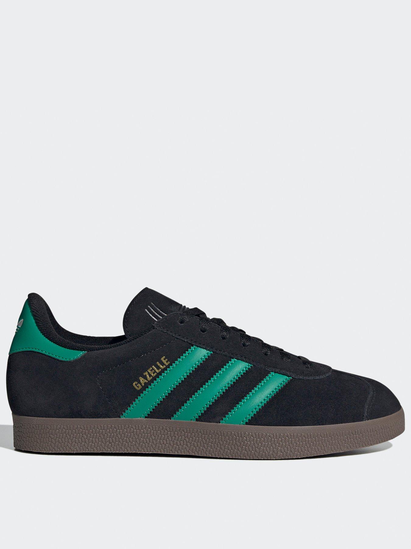 adidas Originals Mens Gazelle Trainers Black Littlewoods - Main Image