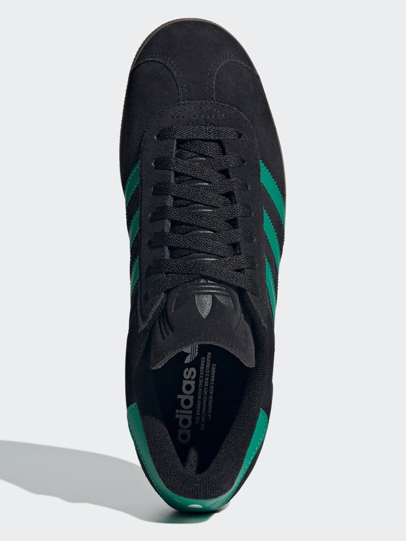  image of adidas-originals-mens-gazelle-trainers-black