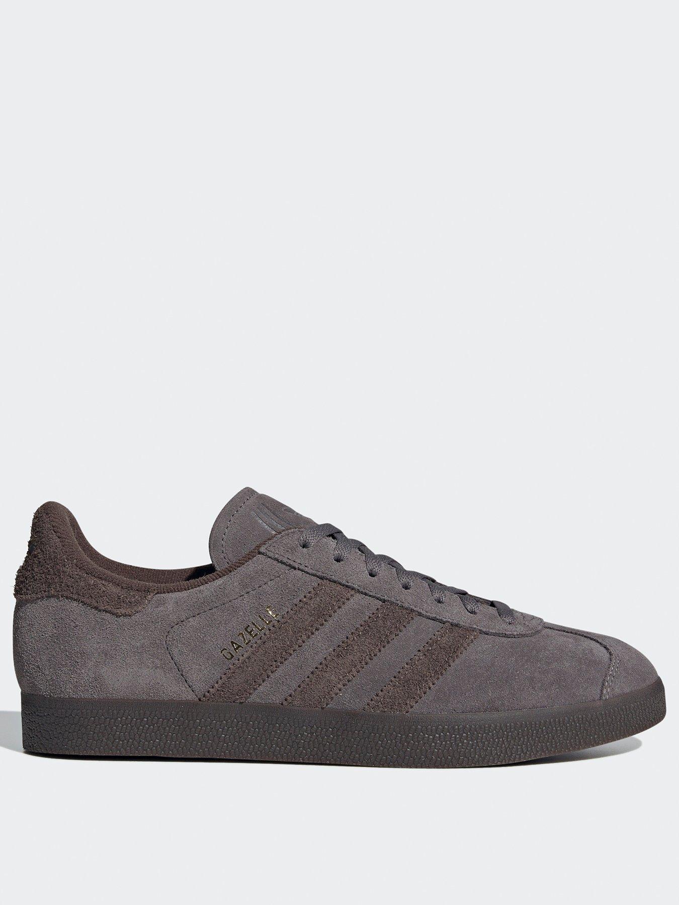  image of adidas-originals-mens-gazelle-trainers-brown