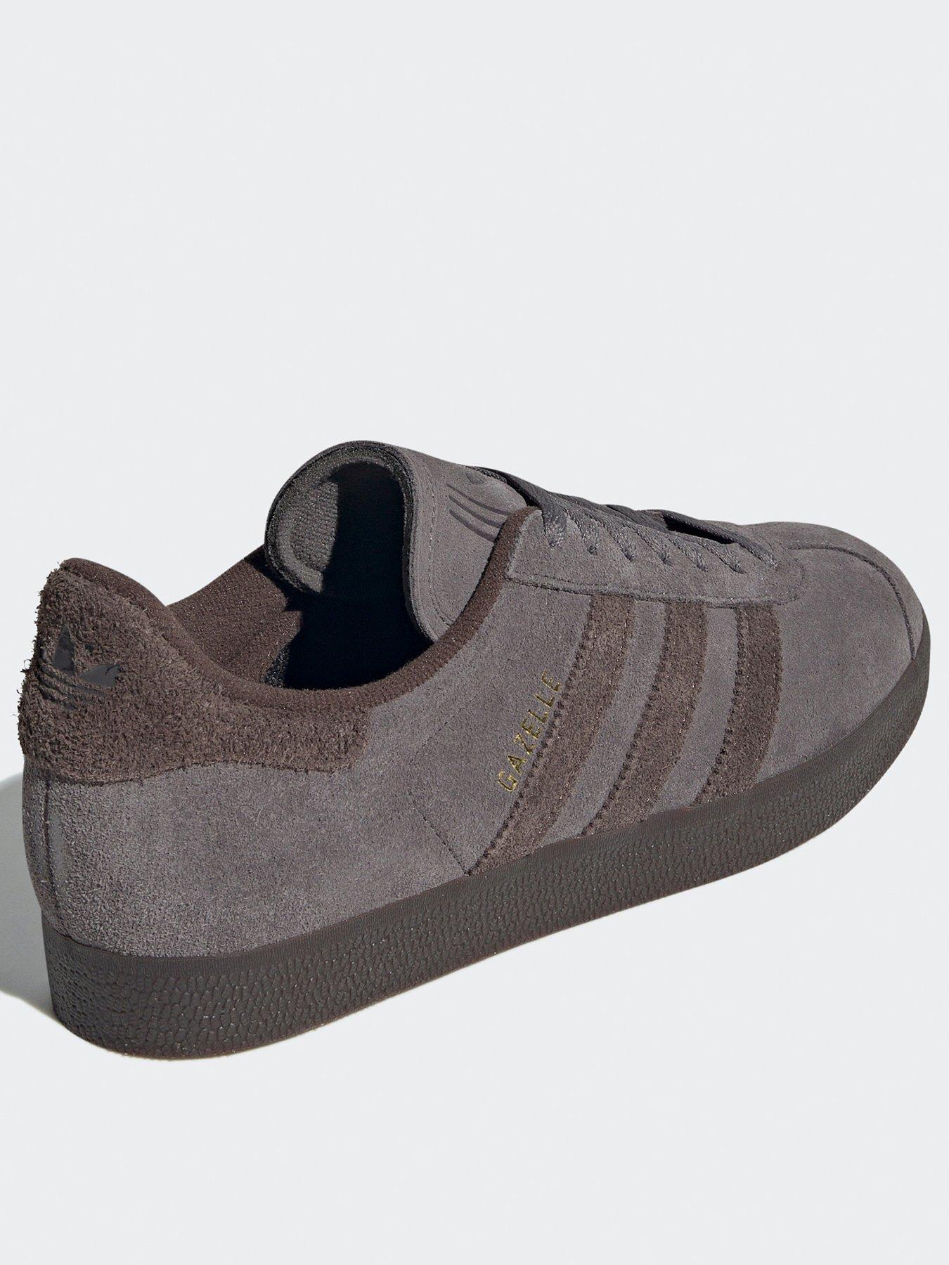  image of adidas-originals-mens-gazelle-trainers-brown