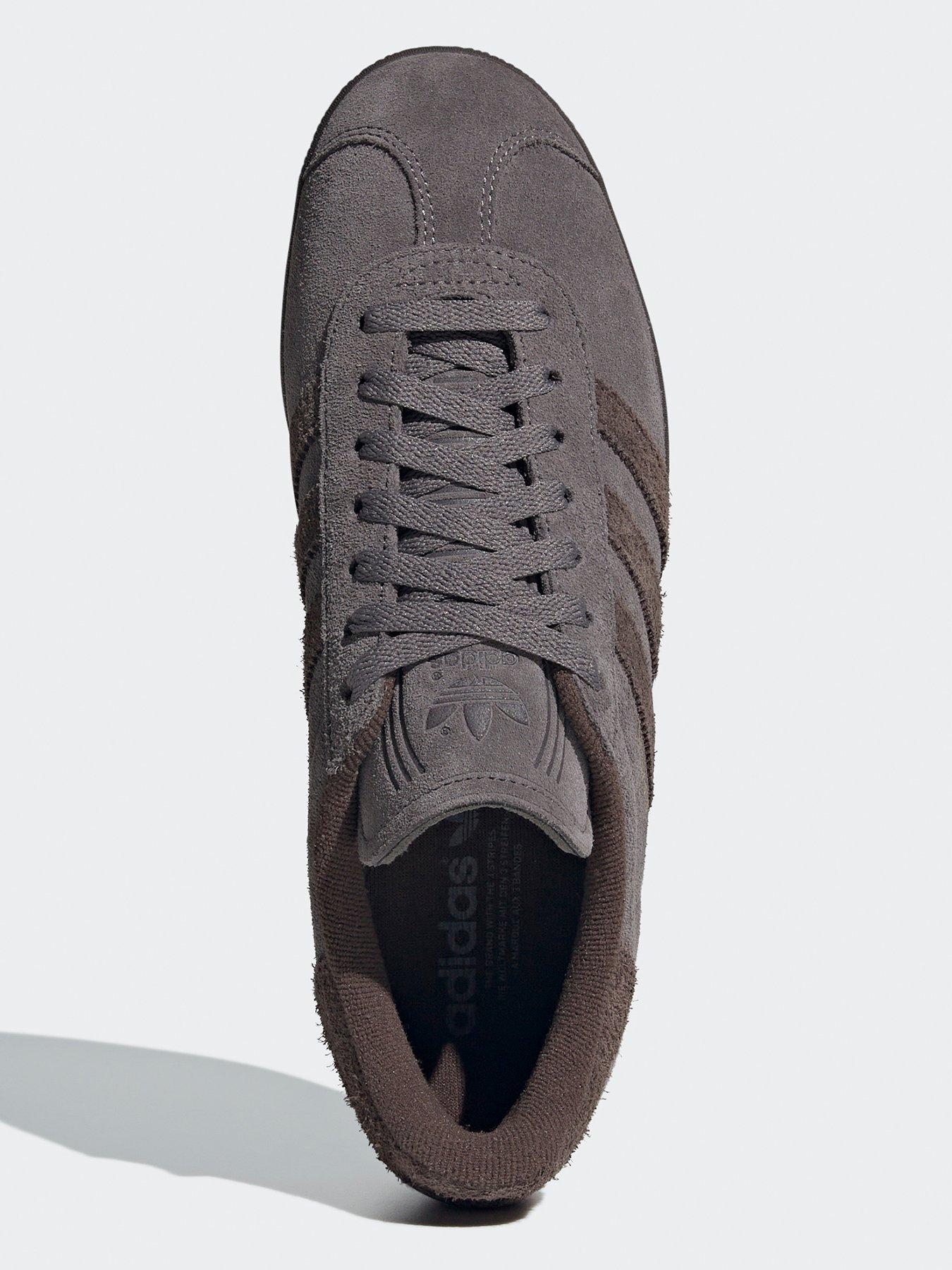  image of adidas-originals-mens-gazelle-trainers-brown