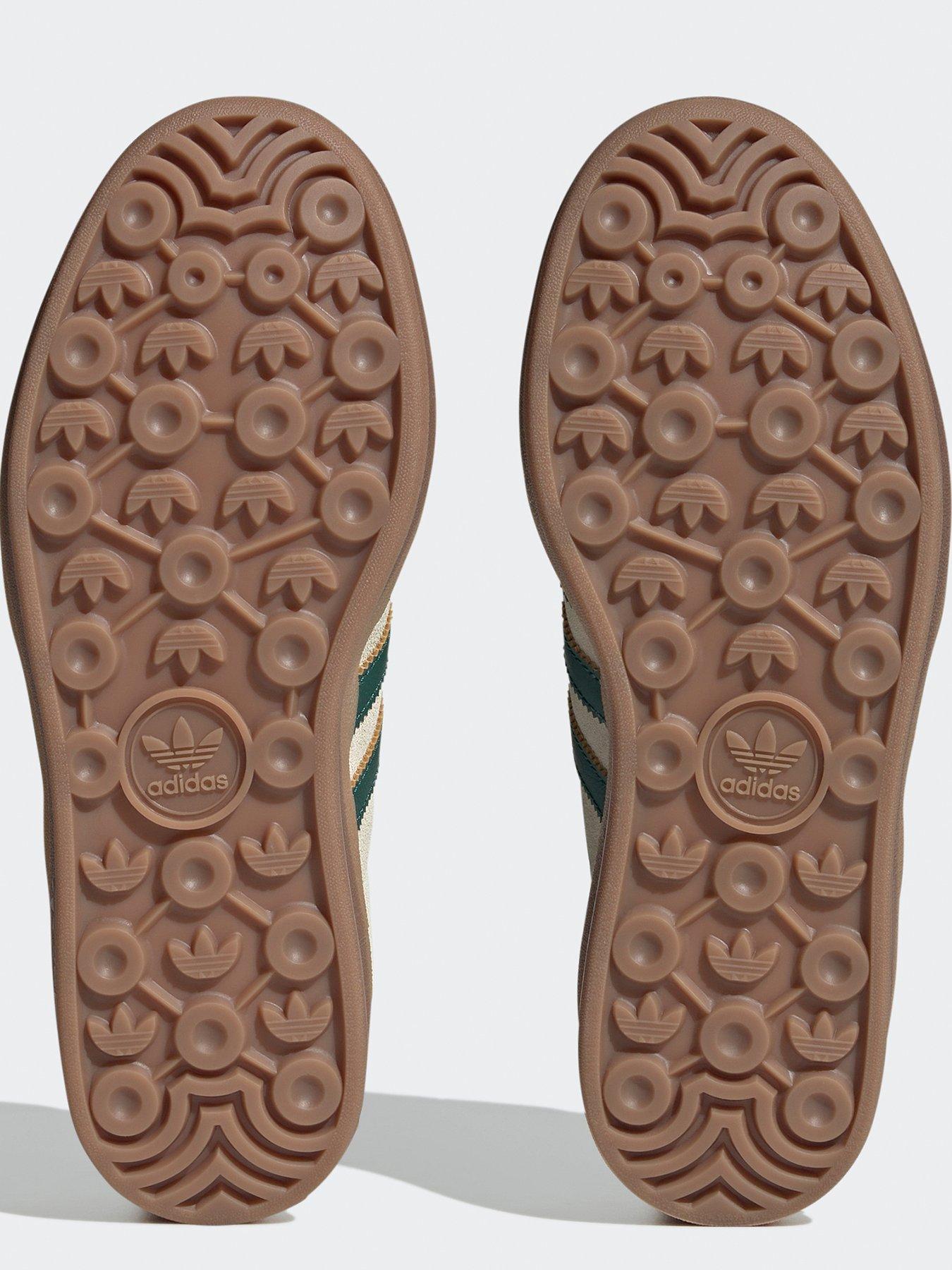  image of adidas-originals-womens-gazelle-bold-trainers-beige