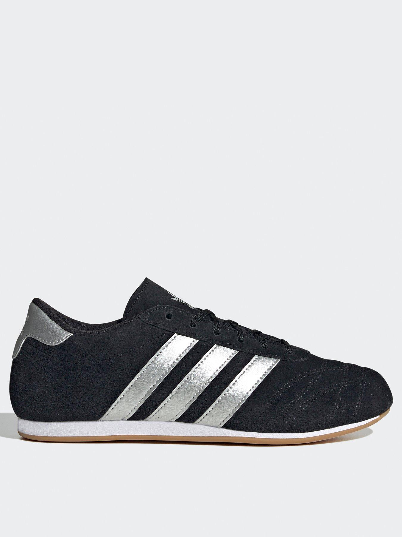 undefined Womens Taekwondo Lace Trainers - Black/Silver