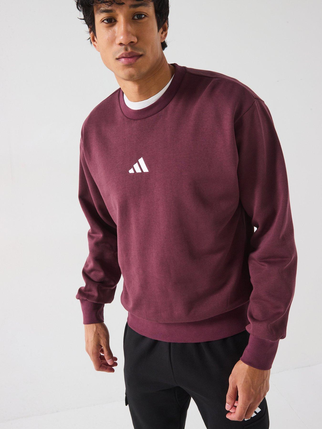 undefined Mens Essentials Feelcozy Sweatshirt - Red