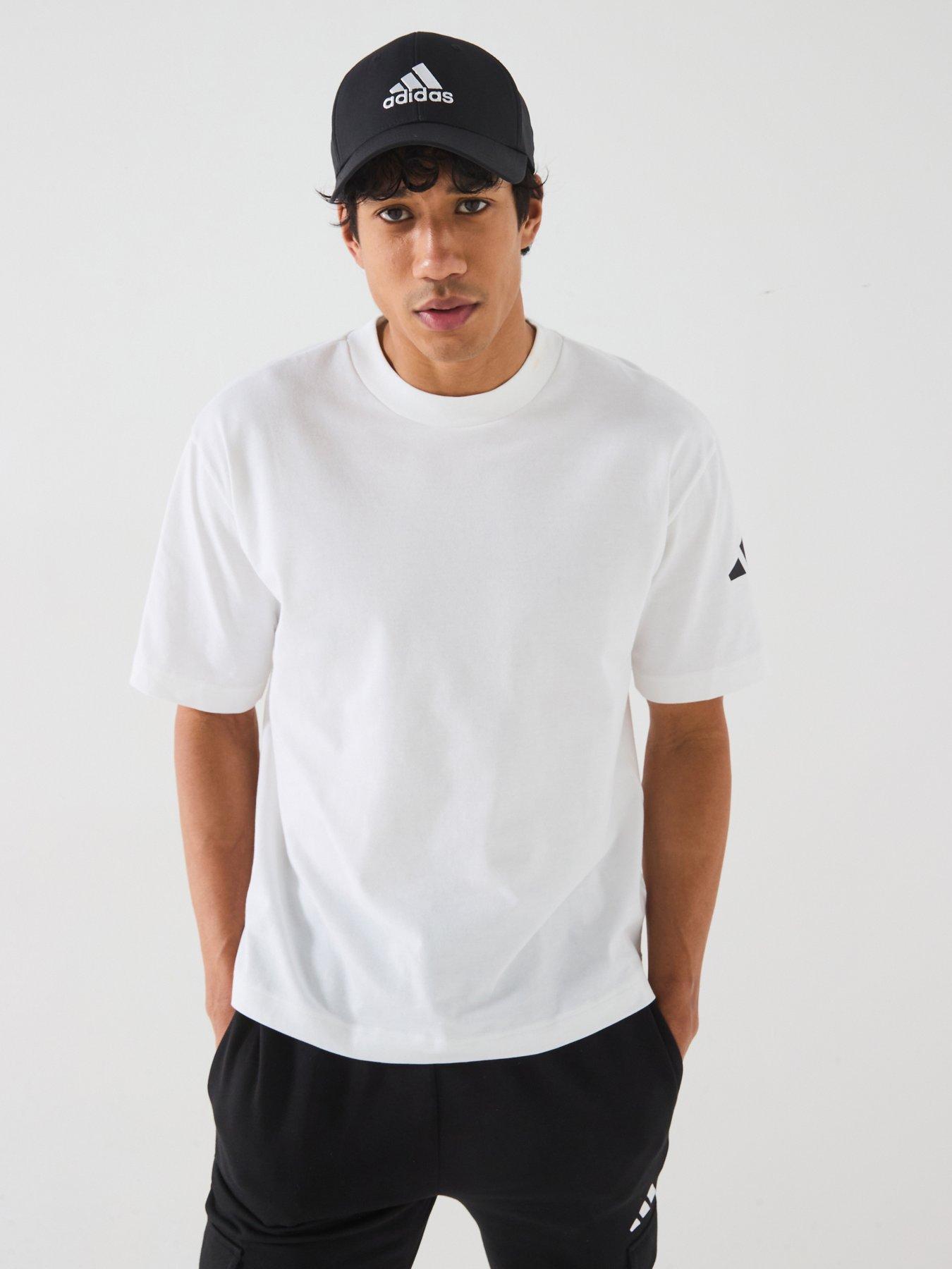 adidas-sportswear-mens-essentials-fit-3-bar-logo-t-shirt-white