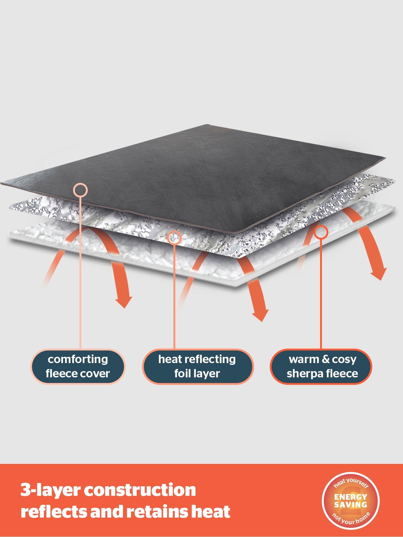  image of silentnight-heat-genie-self-heating-giant-blanket-240-x-180cm-charcoal-grey