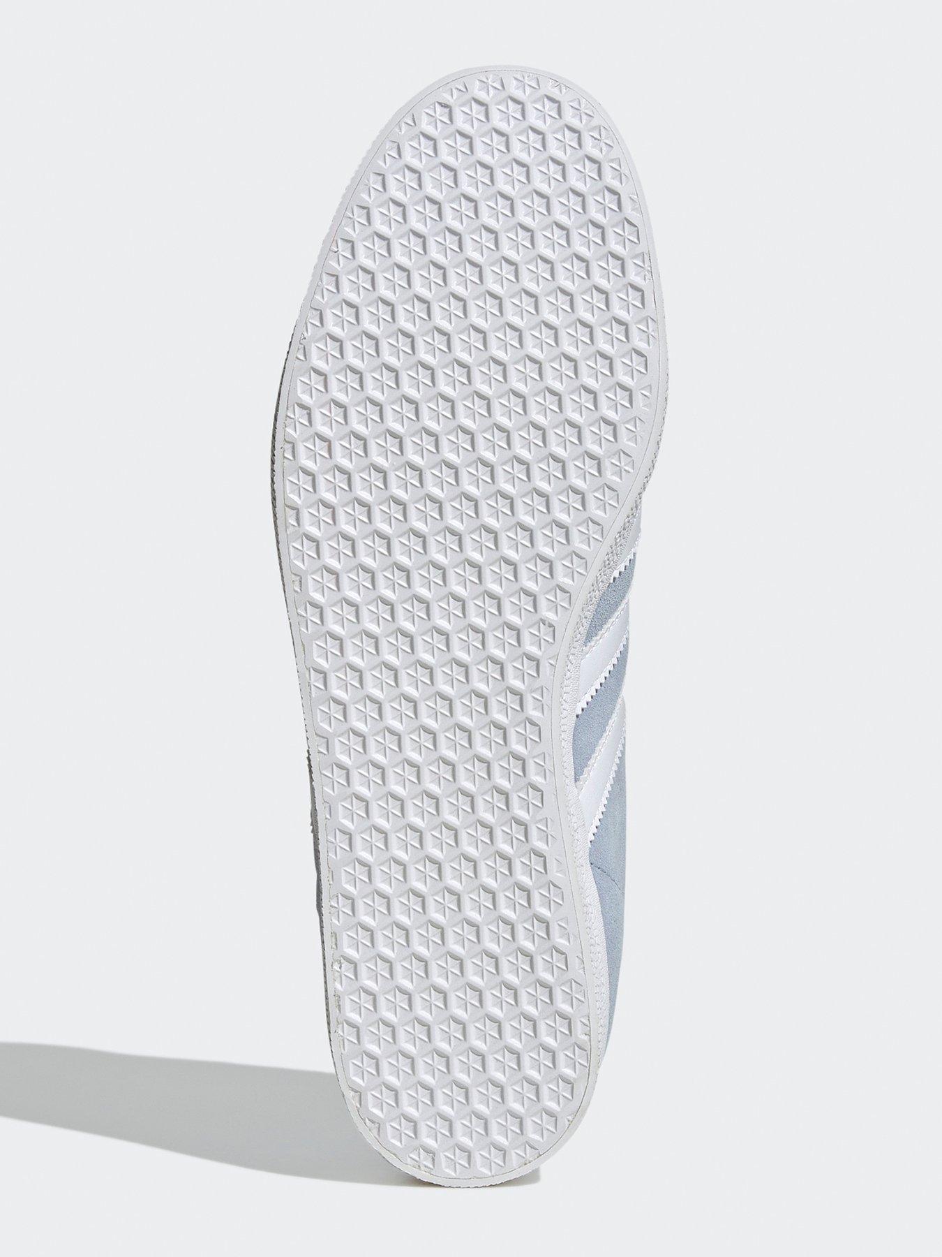  image of adidas-originals-unisex-gazelle-trainers-bluewhitegold-metallic