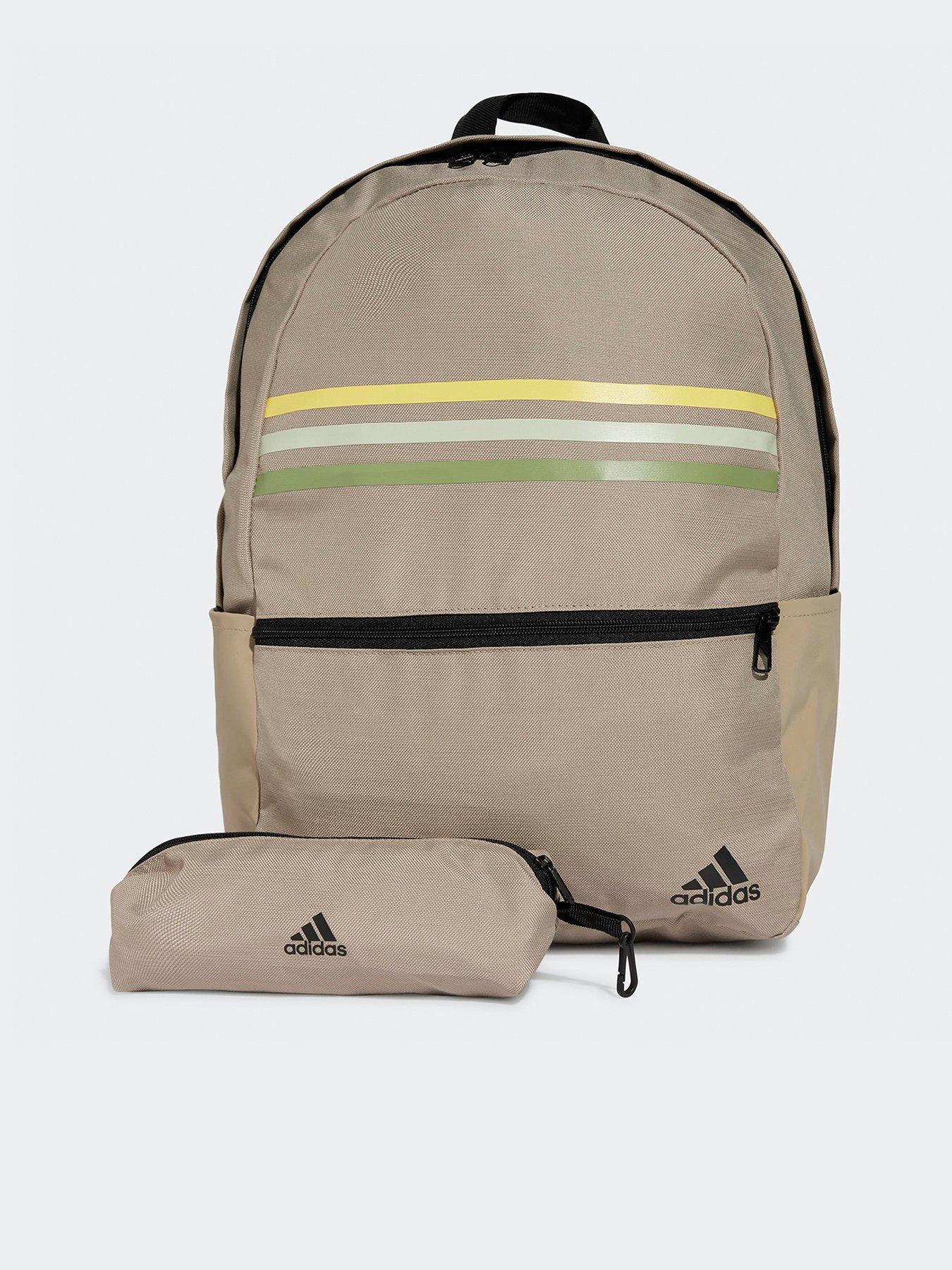adidas-sportswear-unisex-classic-horizontal-3-stripe-backpack-brown
