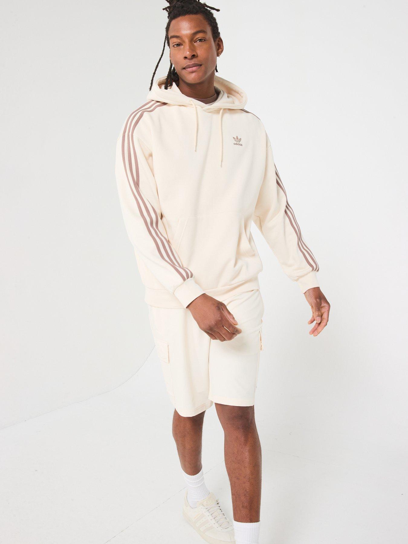  image of adidas-originals-mens-adicolor-oversized-hoodie-off-white