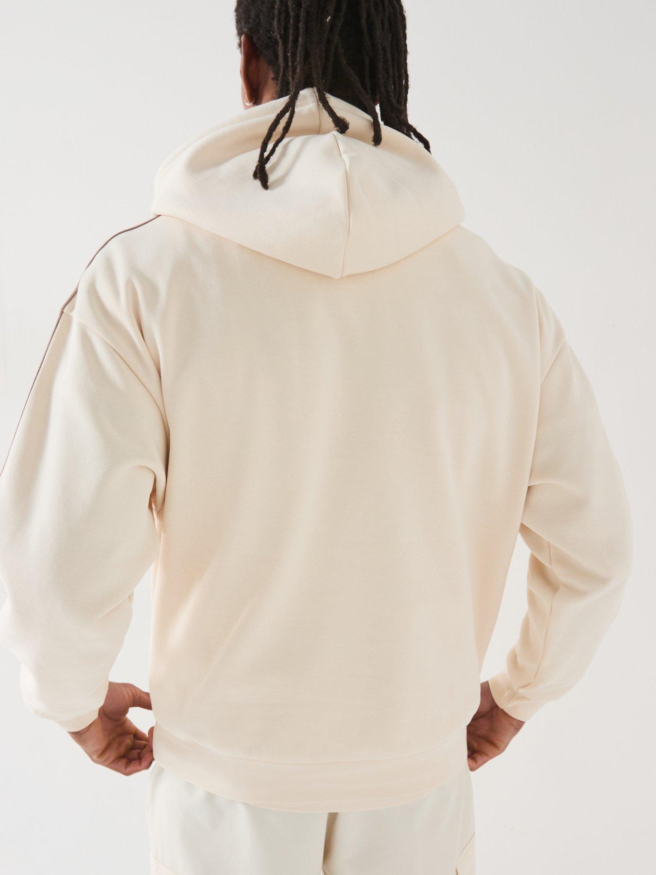  image of adidas-originals-mens-adicolor-oversized-hoodie-off-white