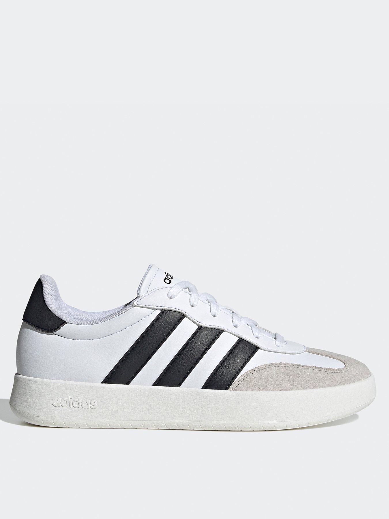 undefined Mens Barreda Trainers - White - Ftwr White/Core Black/Grey One