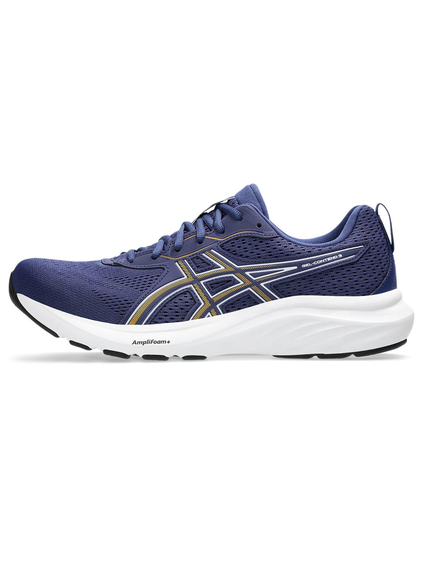  image of asics-mens-running-gel-contend-9-trainers-navy