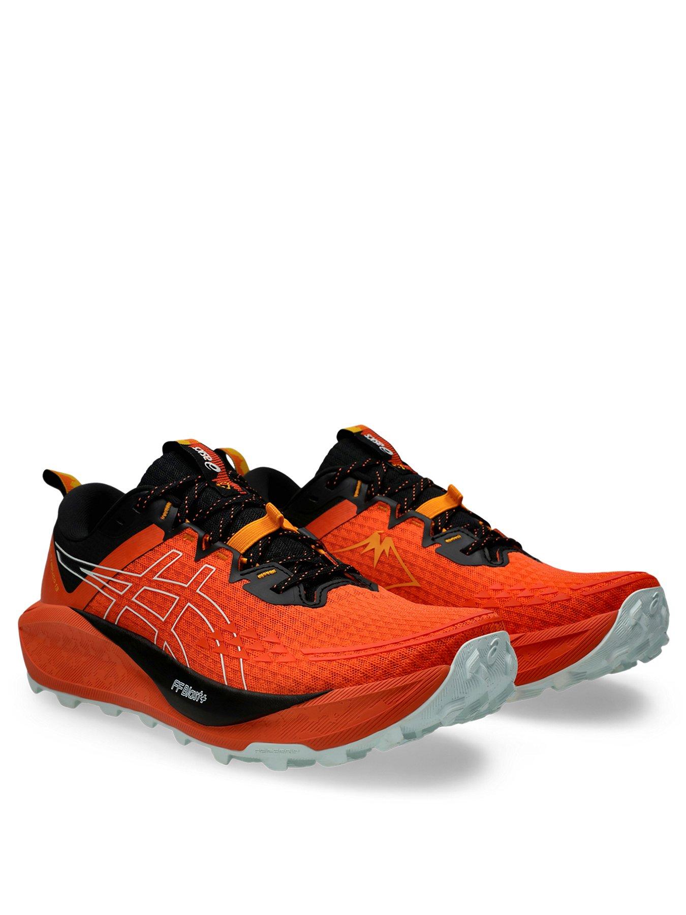  image of asics-mens-trail-running-gel-trabuco-13-trainers-orange
