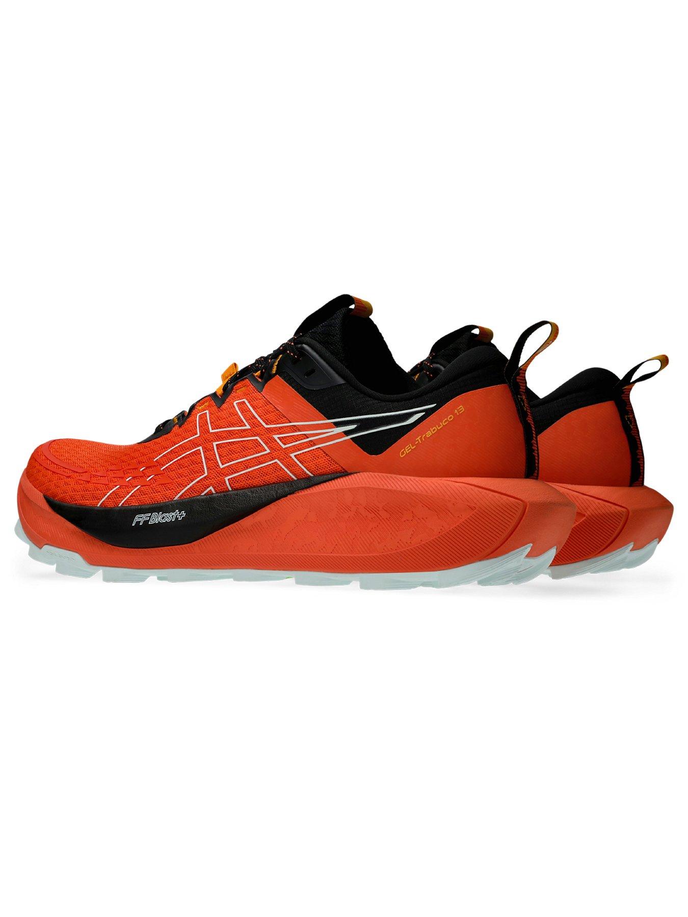  image of asics-mens-trail-running-gel-trabuco-13-trainers-orange