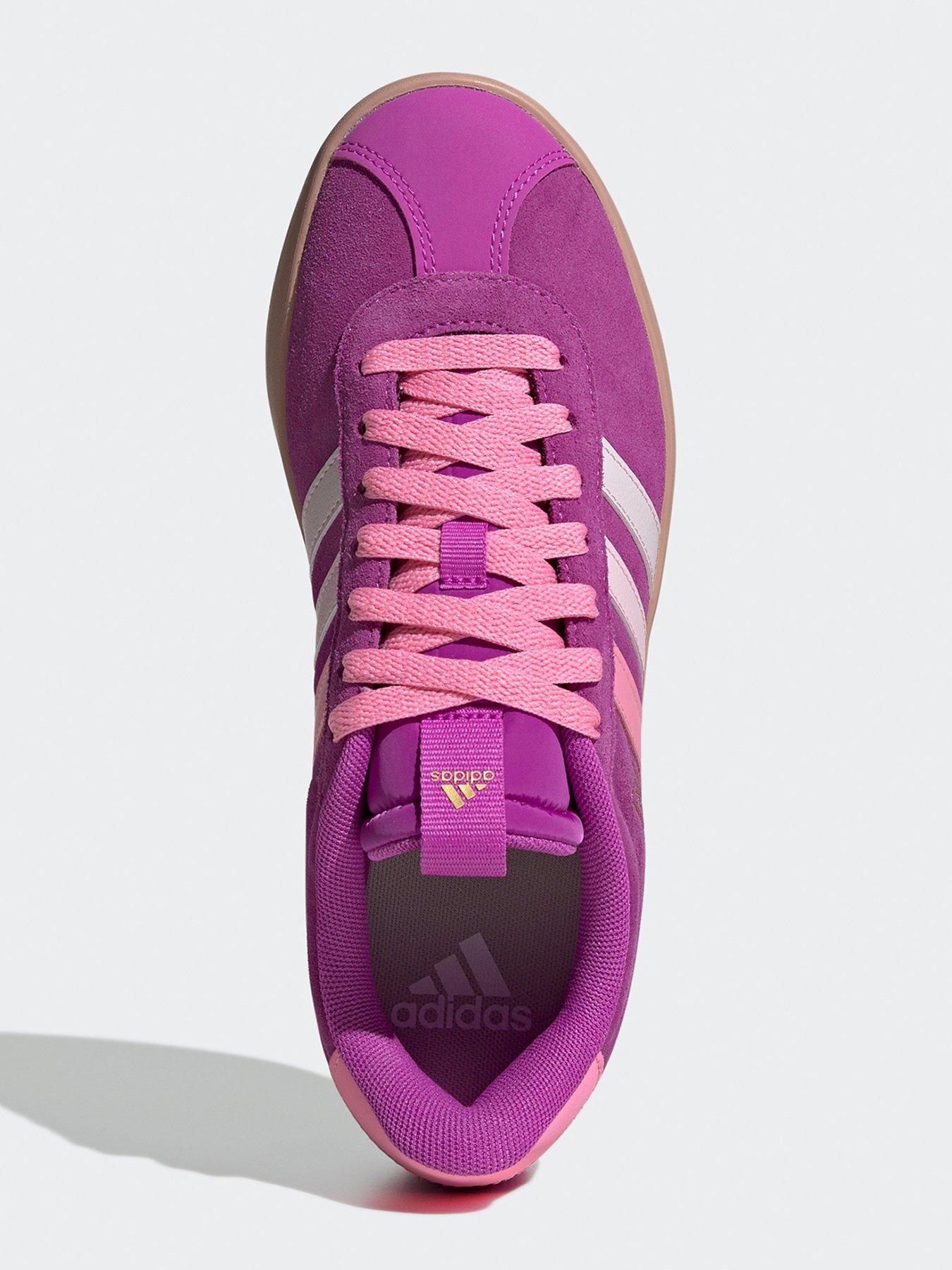  image of adidas-sportswear-womens-vl-court-30-trainers-flash-pinkbliss-pinkgold-met