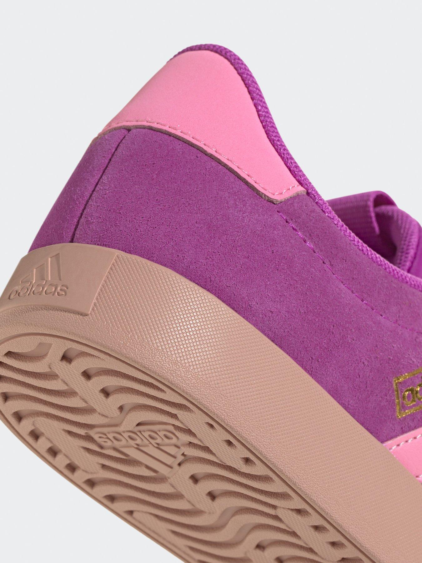  image of adidas-sportswear-womens-vl-court-30-trainers-flash-pinkbliss-pinkgold-met
