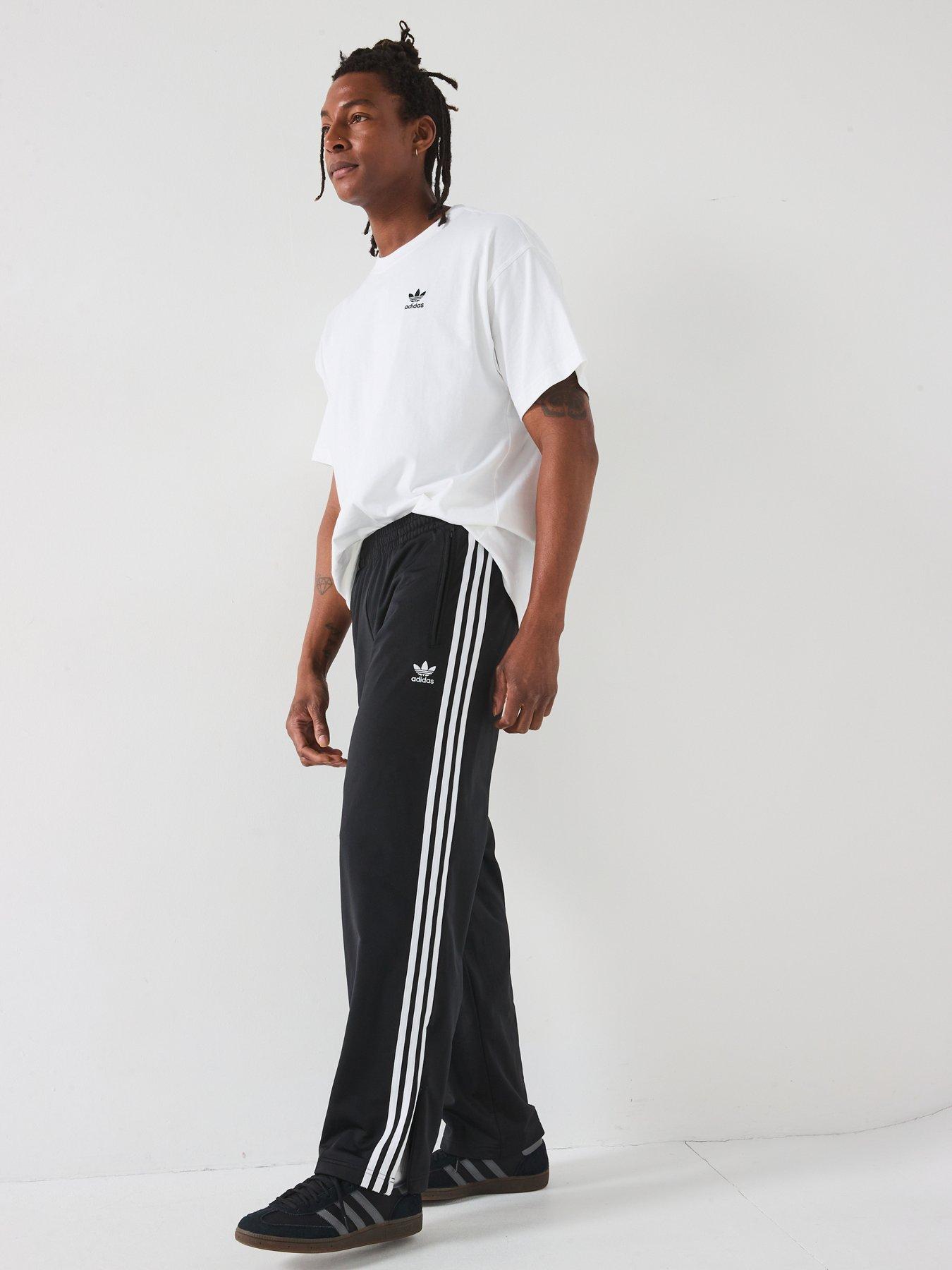  image of adidas-originals-mens-adicolor-firebird-track-pants-black