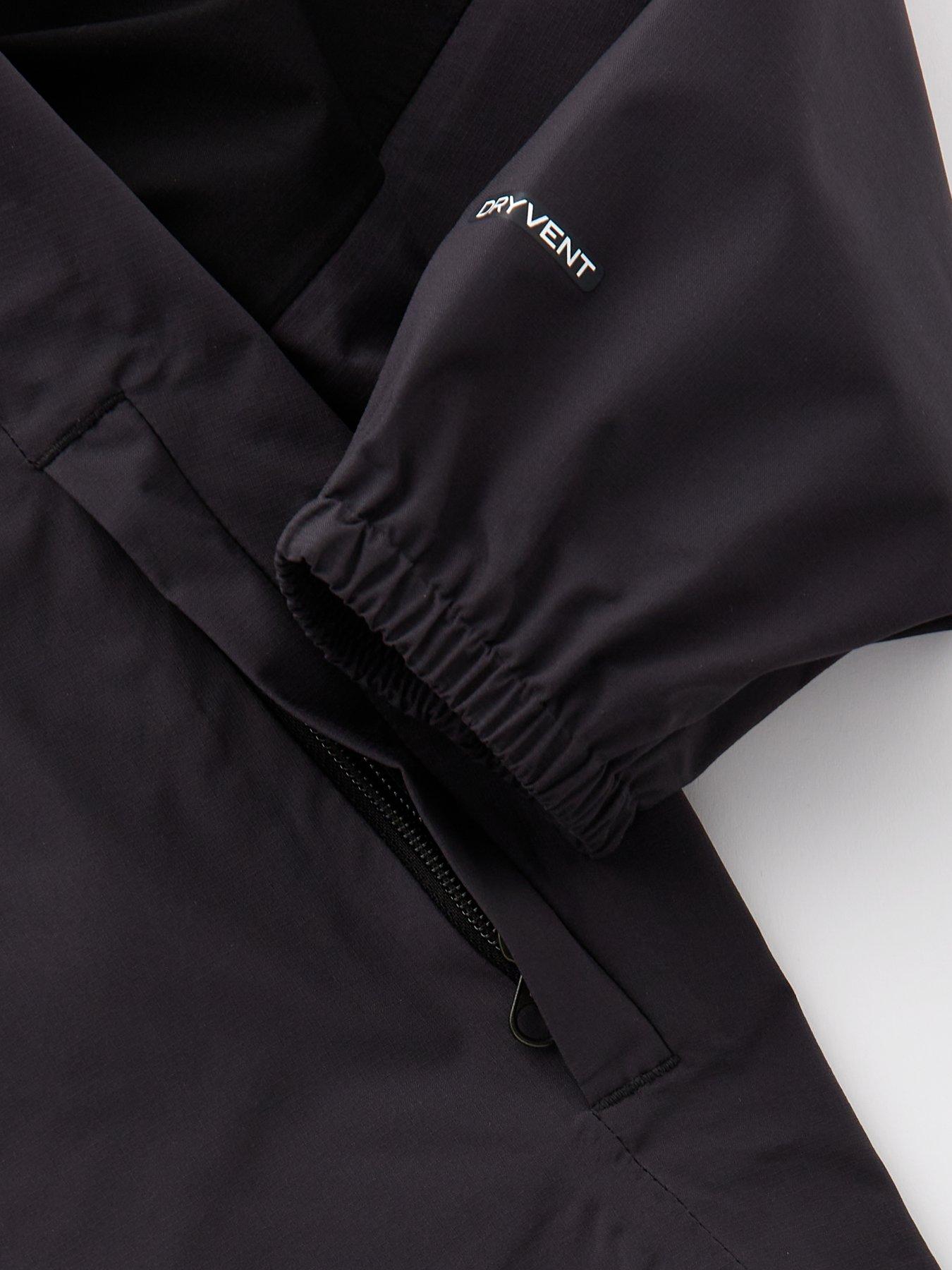  image of the-north-face-teen-hike-packable-shell-black