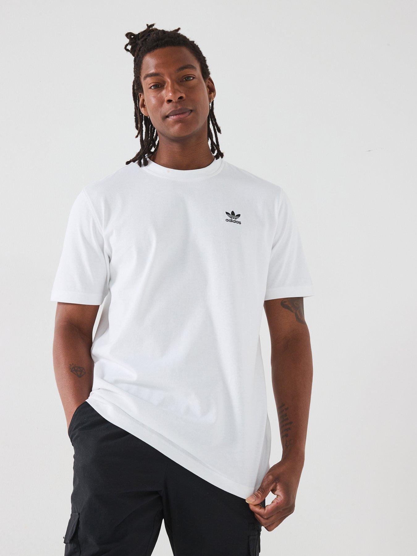  image of adidas-originals-mens-monogram-t-shirt-whiteblack