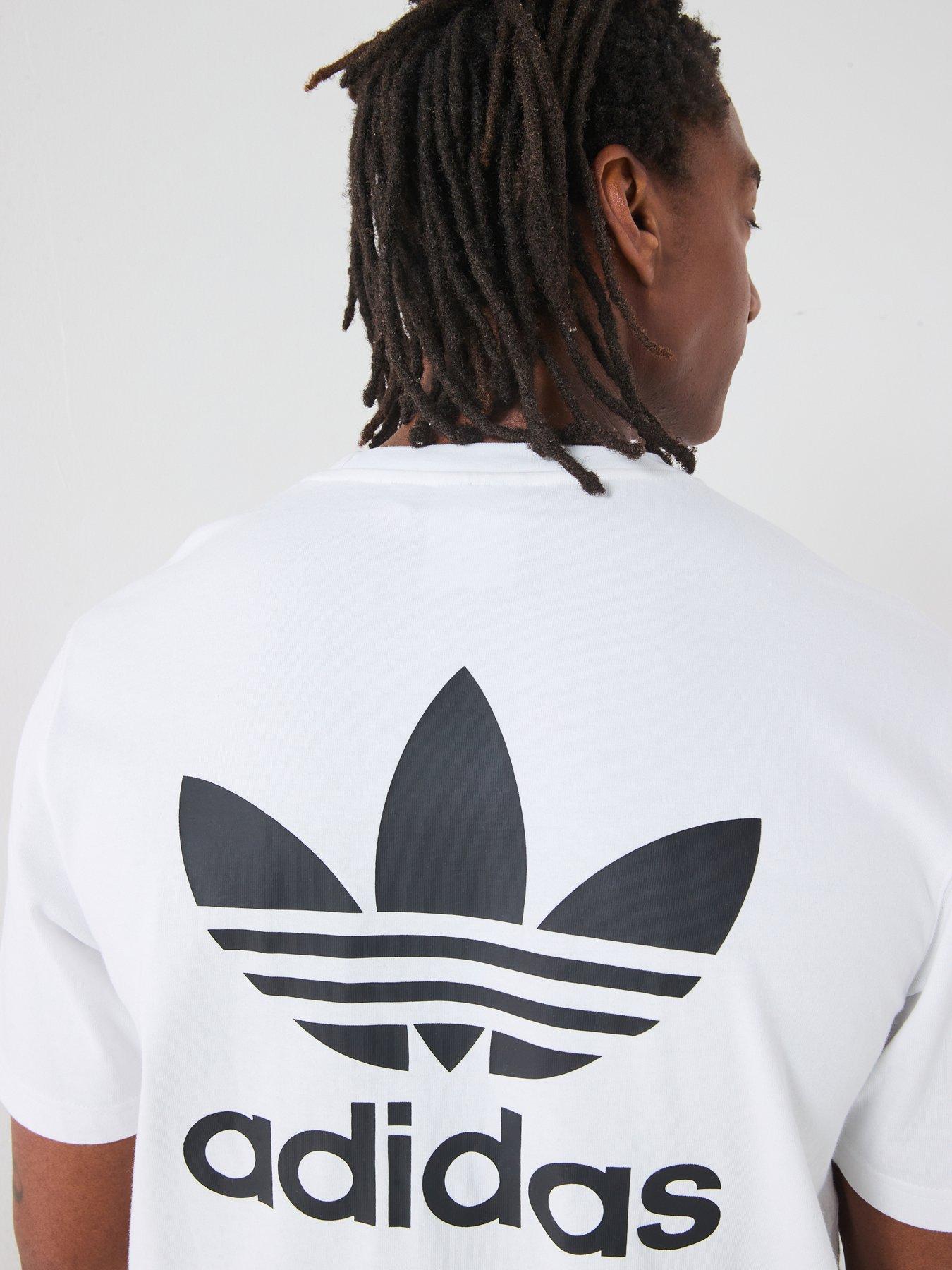  image of adidas-originals-mens-monogram-t-shirt-whiteblack