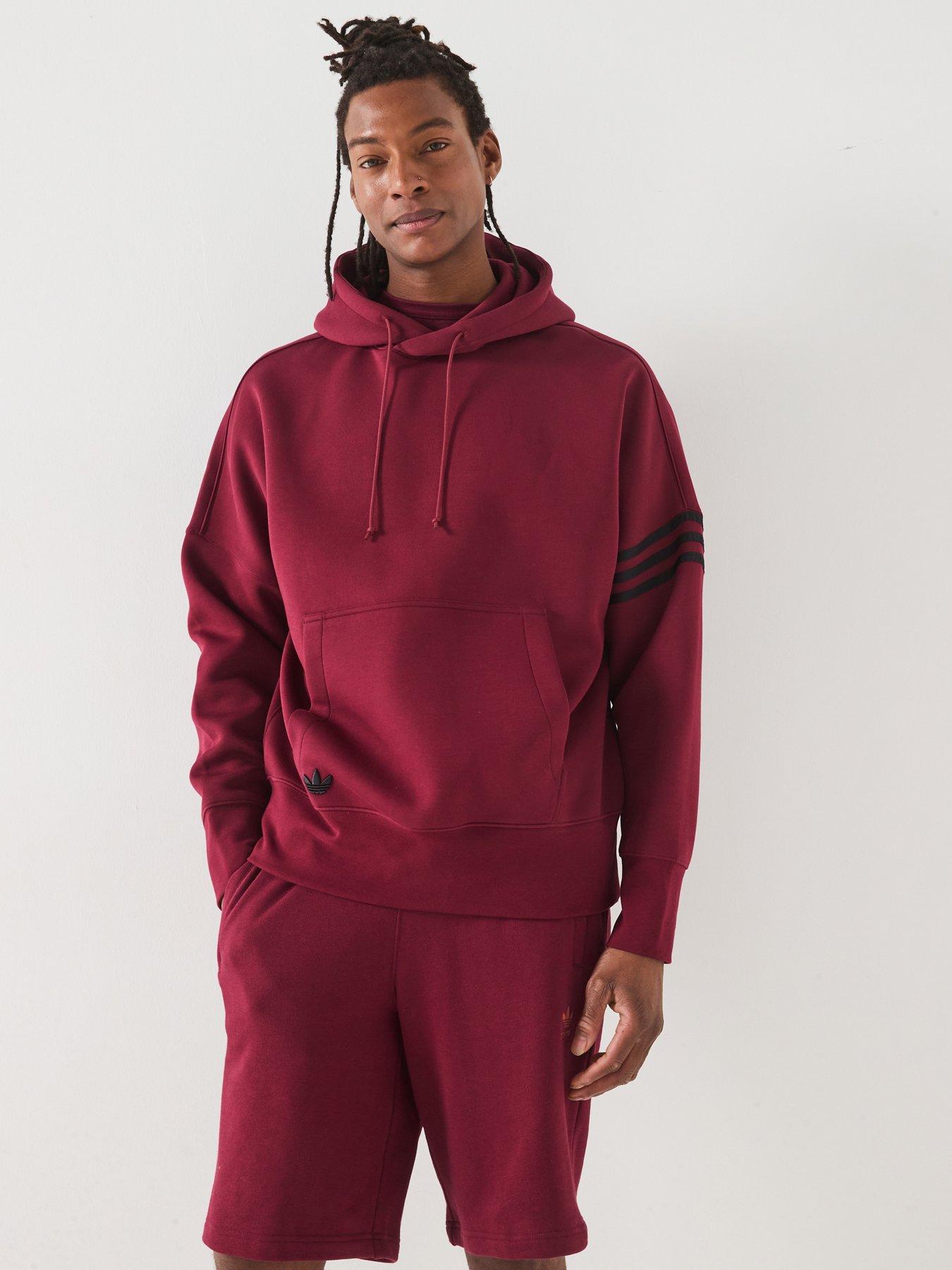 undefined Mens Neuclassics Overhead Hoodie - Red