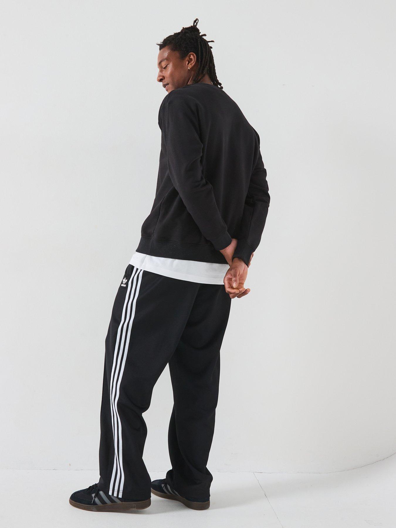  image of adidas-originals-mens-premium-essentials-crew-sweat-black
