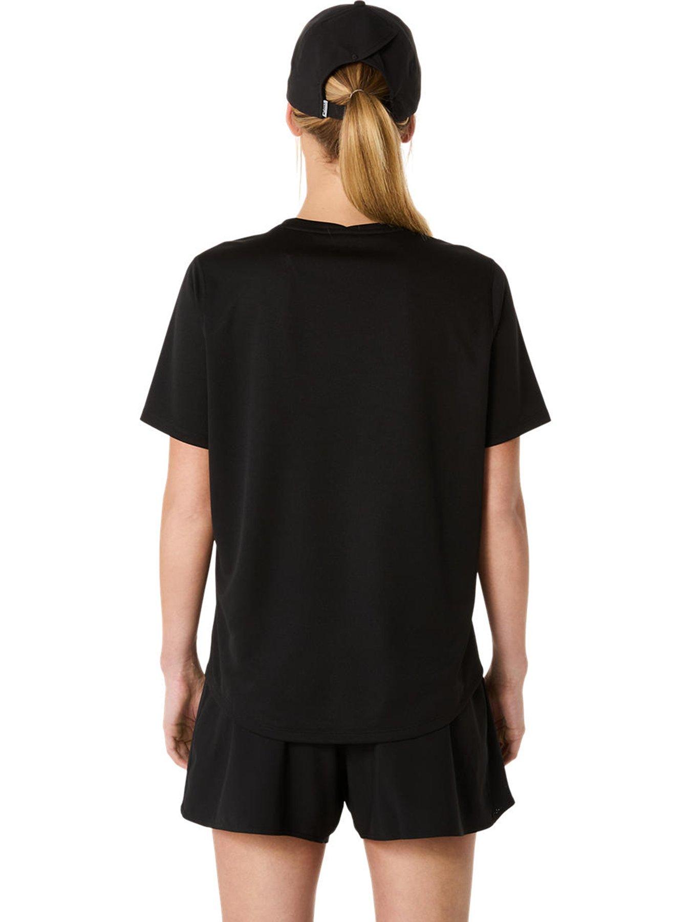  image of asics-womens-running-core-t-shirt-black