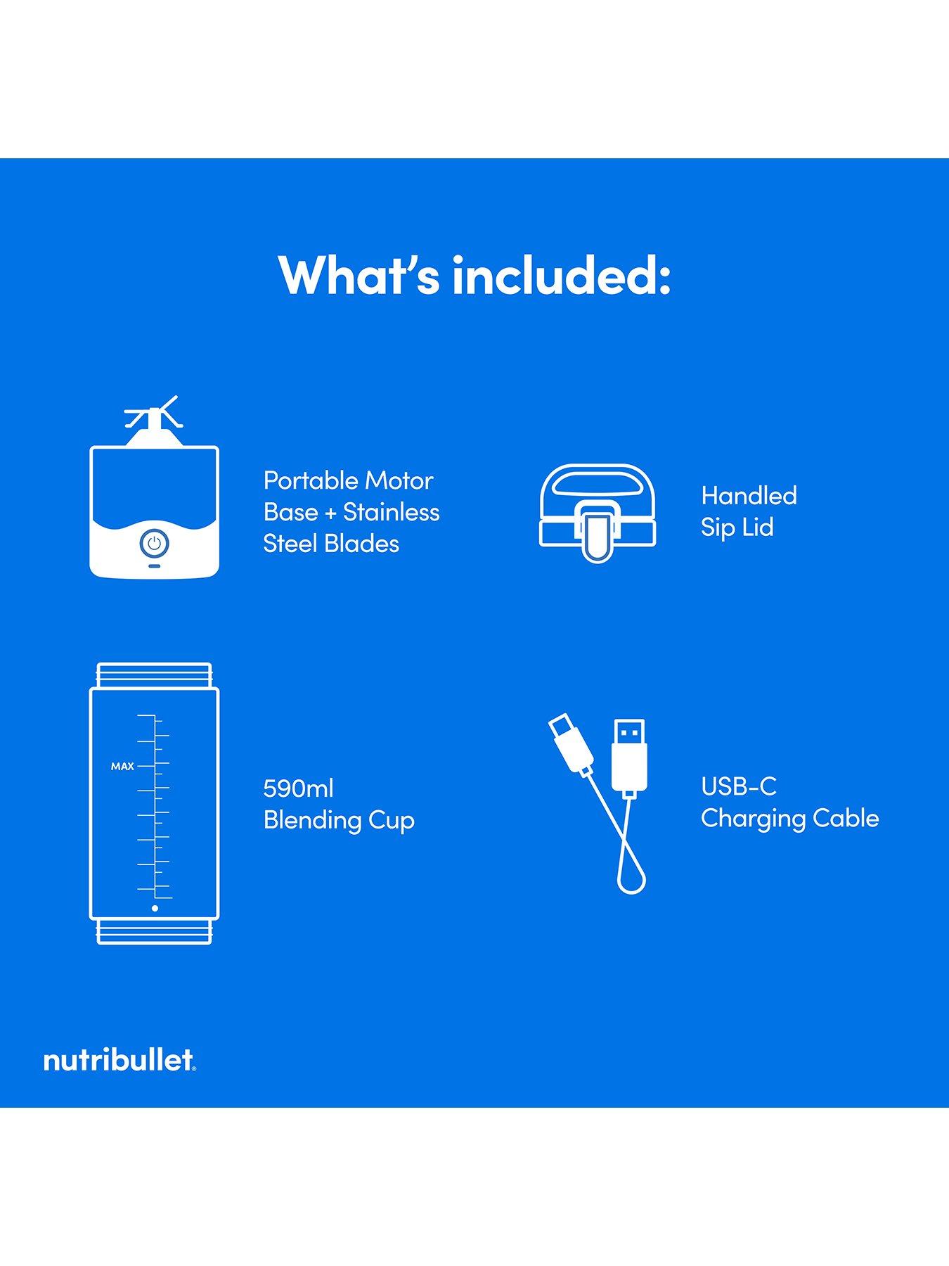Image 7 of 8 of NUTRIBULLET Portable Blender - White