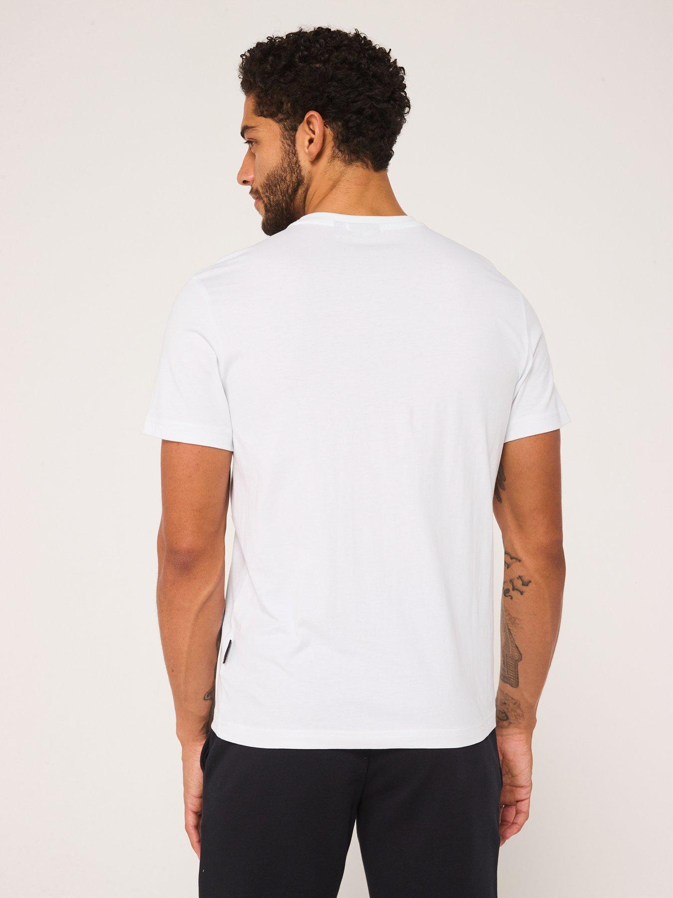  image of napapijri-mens-kasba-t-shirt-white