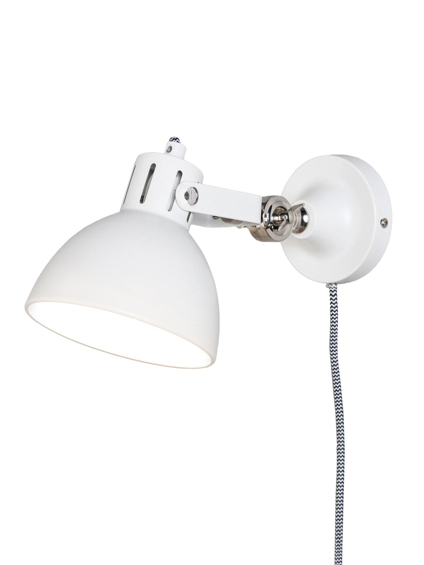  image of bhs-daria-plug-in-wall-light-white