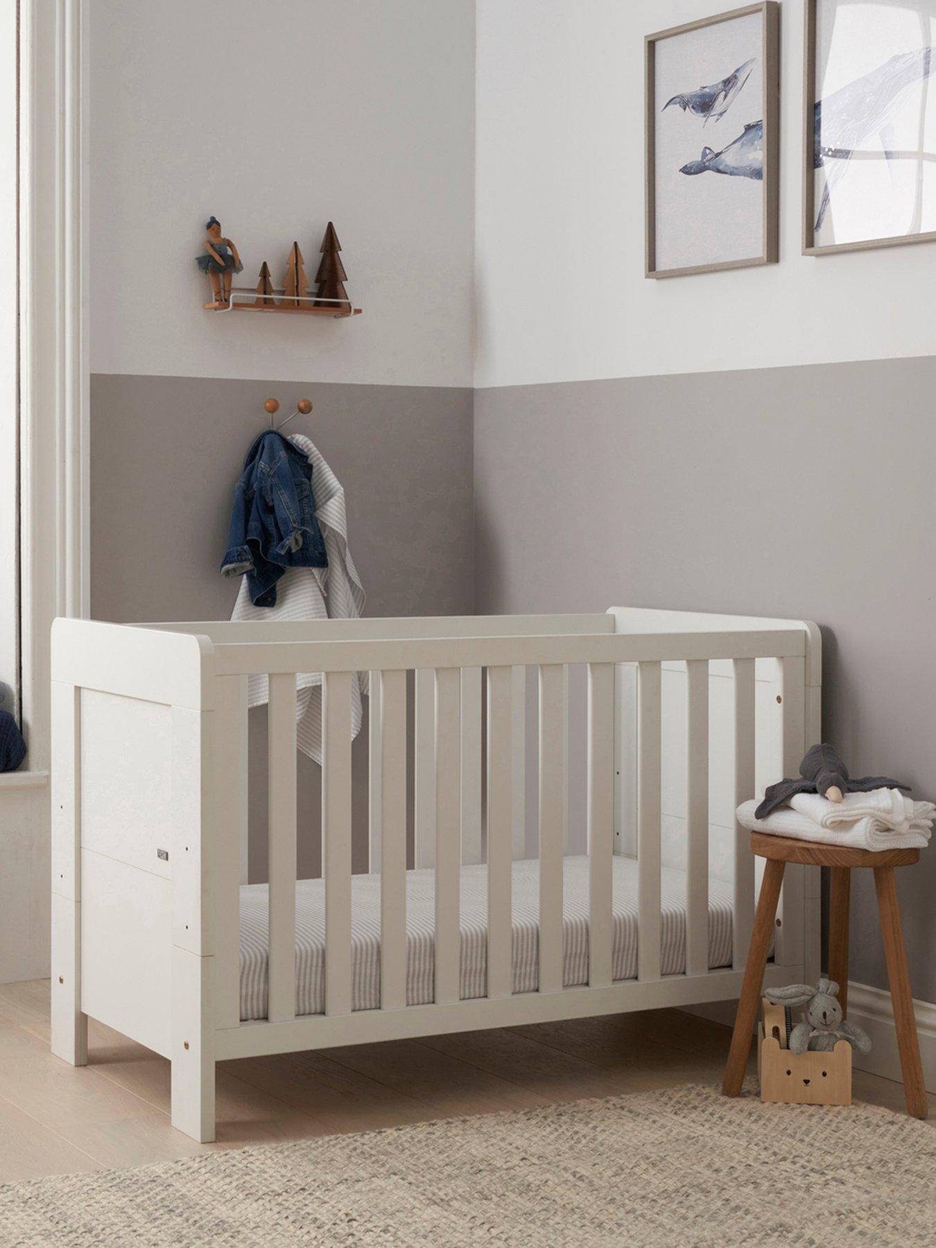 Tutti Bambini Alba Mini Cot Bed - White