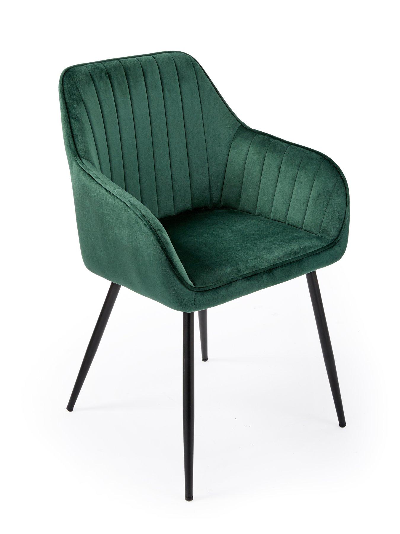 image of very-home-burton-140-cmnbspdining-table-4-alishanbspdining-chairs-artisan-oakgreen