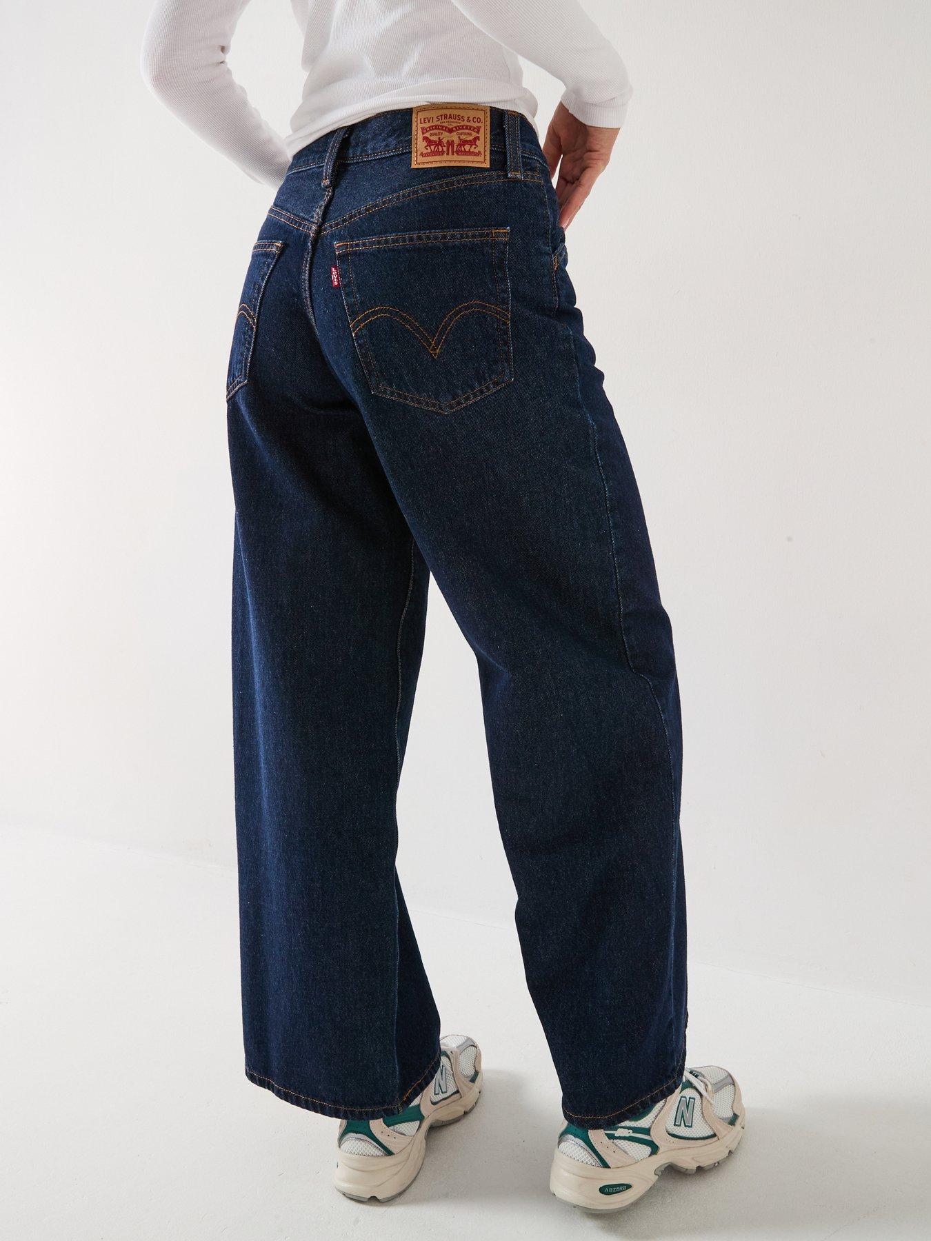  image of levis-94-baggy-wide-leg-jeans-shaded-view-navy